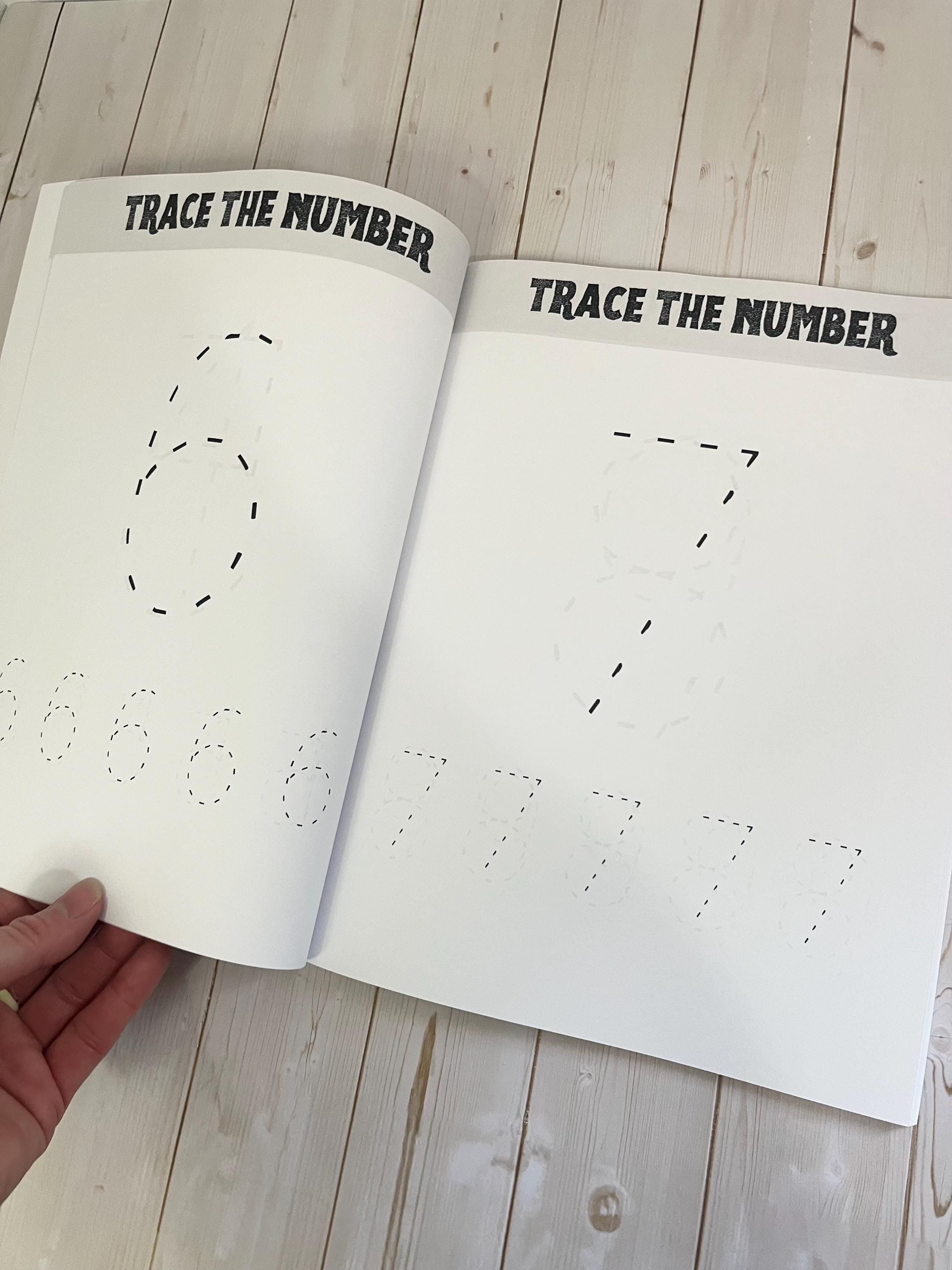 Little Rebel Toddler Workbook- Activity Book for ABC’s, Numbers, Tracing, Colours etc Gothic Style, 92 Page Printed Workbook For Alt Parents