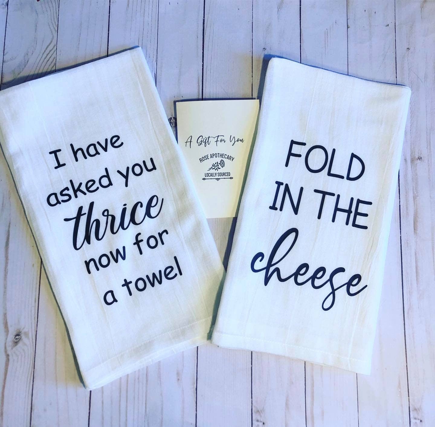 Schitts Creek Kitchen Towel: Custom Cotton Tea Towel - Funny Sayings