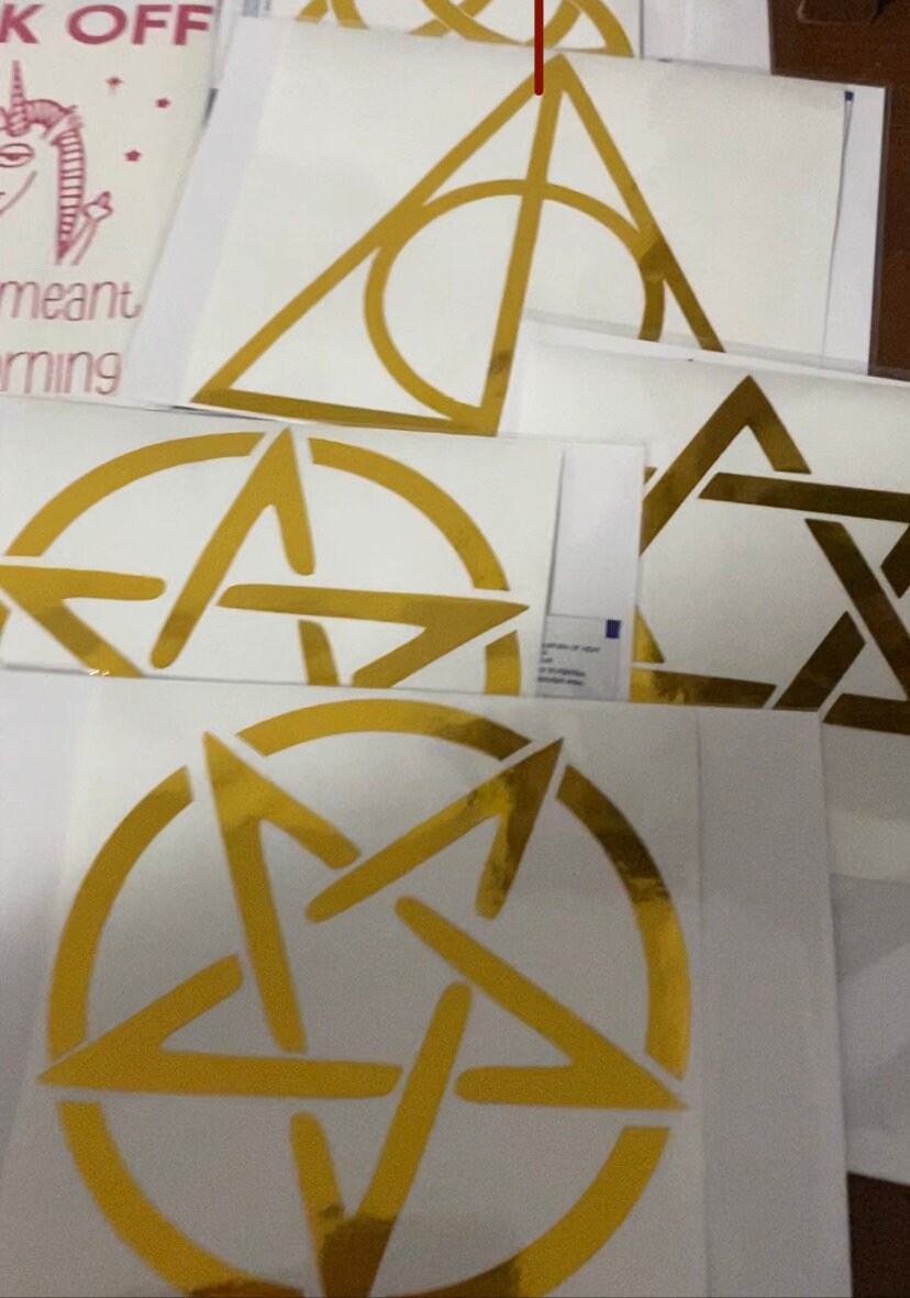 Pentacle Vinyl Decal: Witch Wiccan Protection Symbol