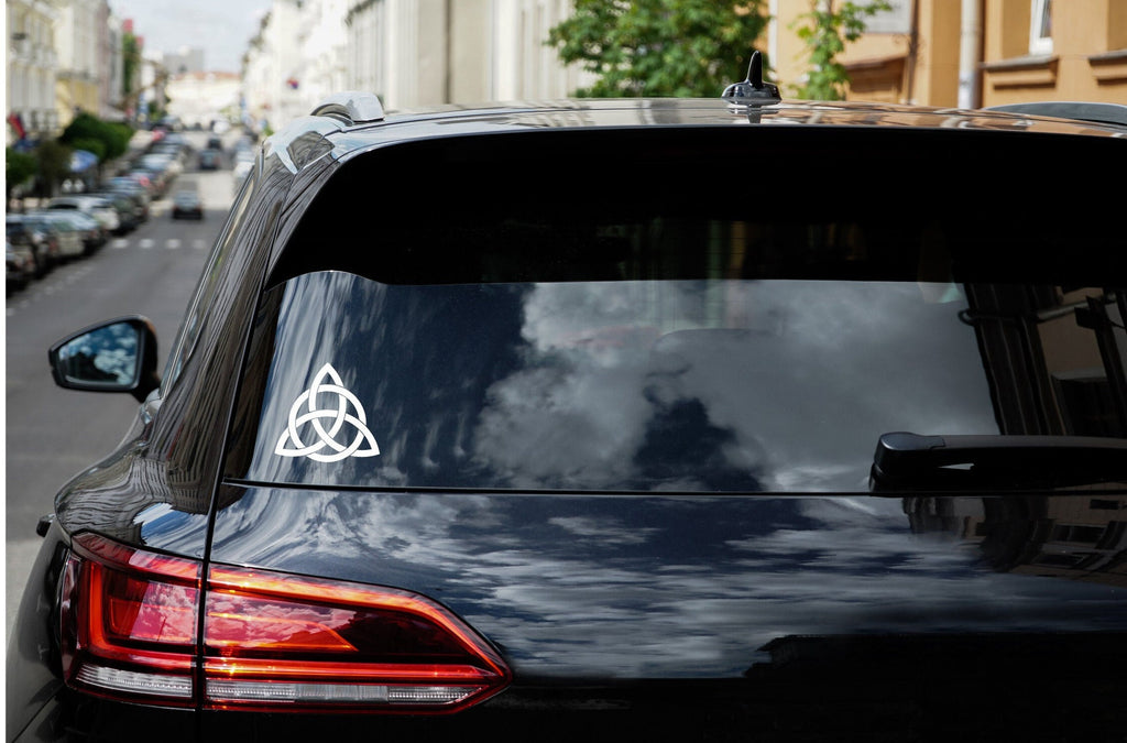Triquetra Vinyl Decal: Celtic Wiccan Symbol for Car, Laptop