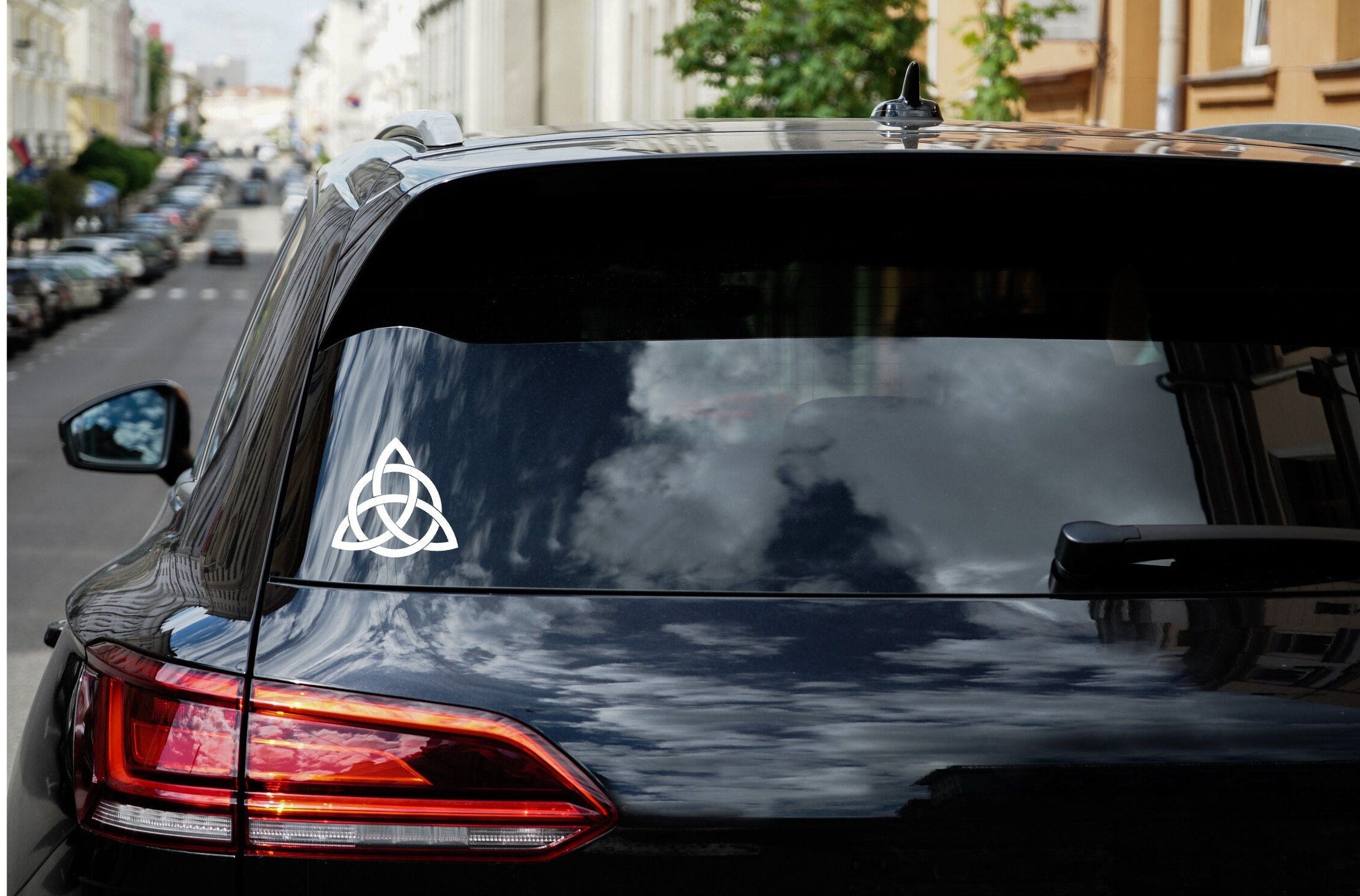 Triquetra Vinyl Decal: Celtic Wiccan Symbol for Car, Laptop
