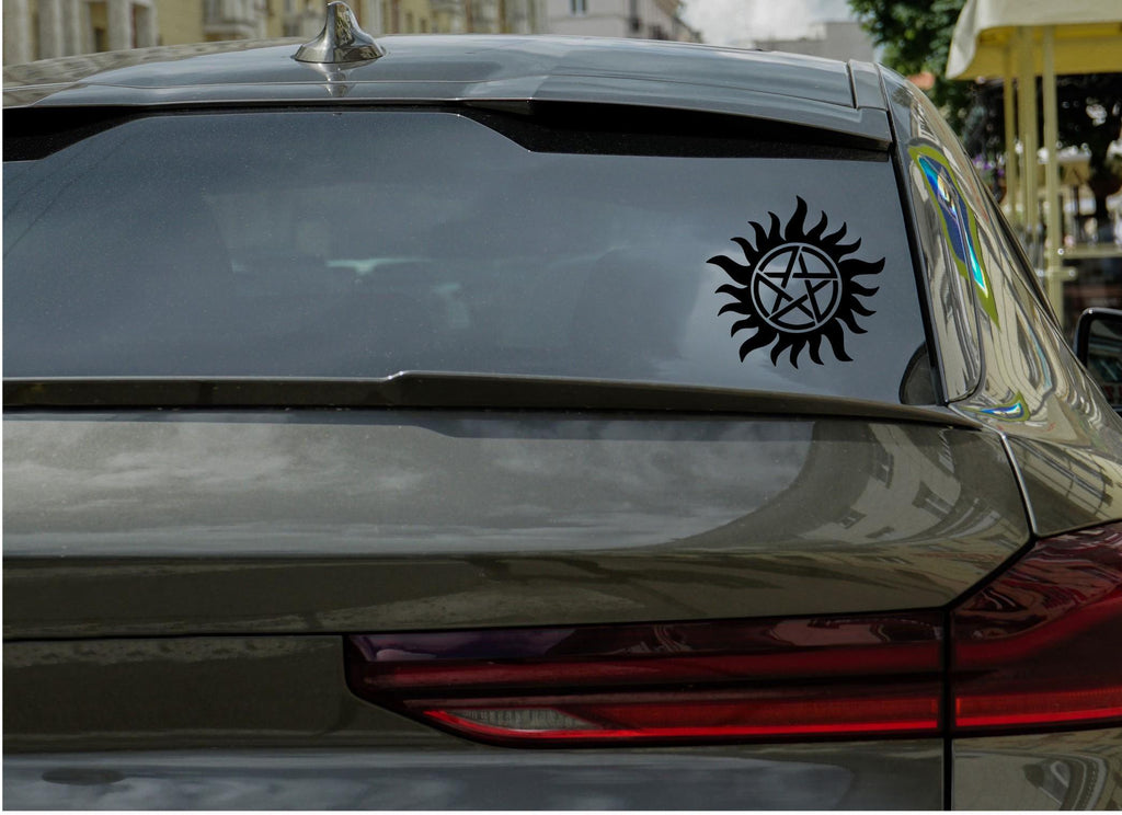 Anti Possession Symbol Vinyl Decal: Metaphysical Car Laptop Sticker