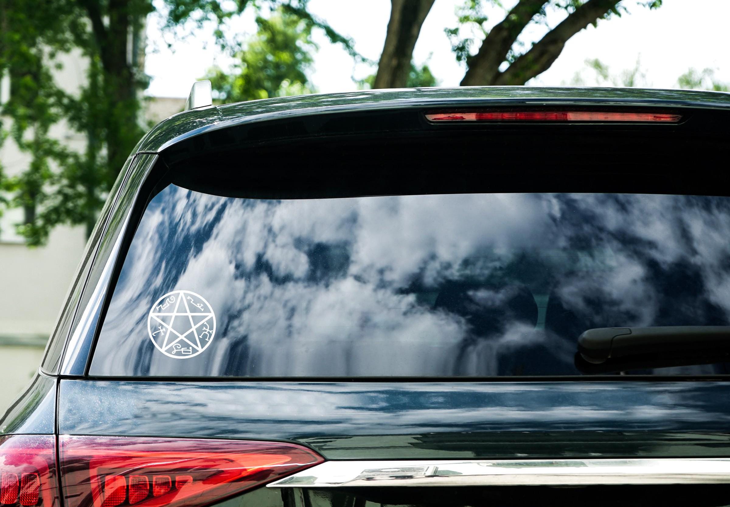 Devil's Trap Vinyl Decal: Supernatural Car, Laptop, Wall Art