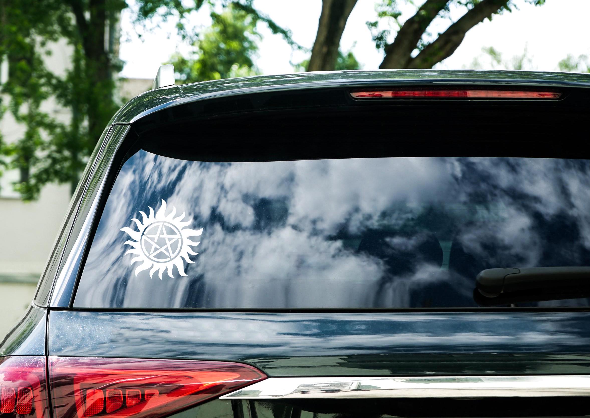 Anti Possession Symbol Vinyl Decal: Metaphysical Car Laptop Sticker
