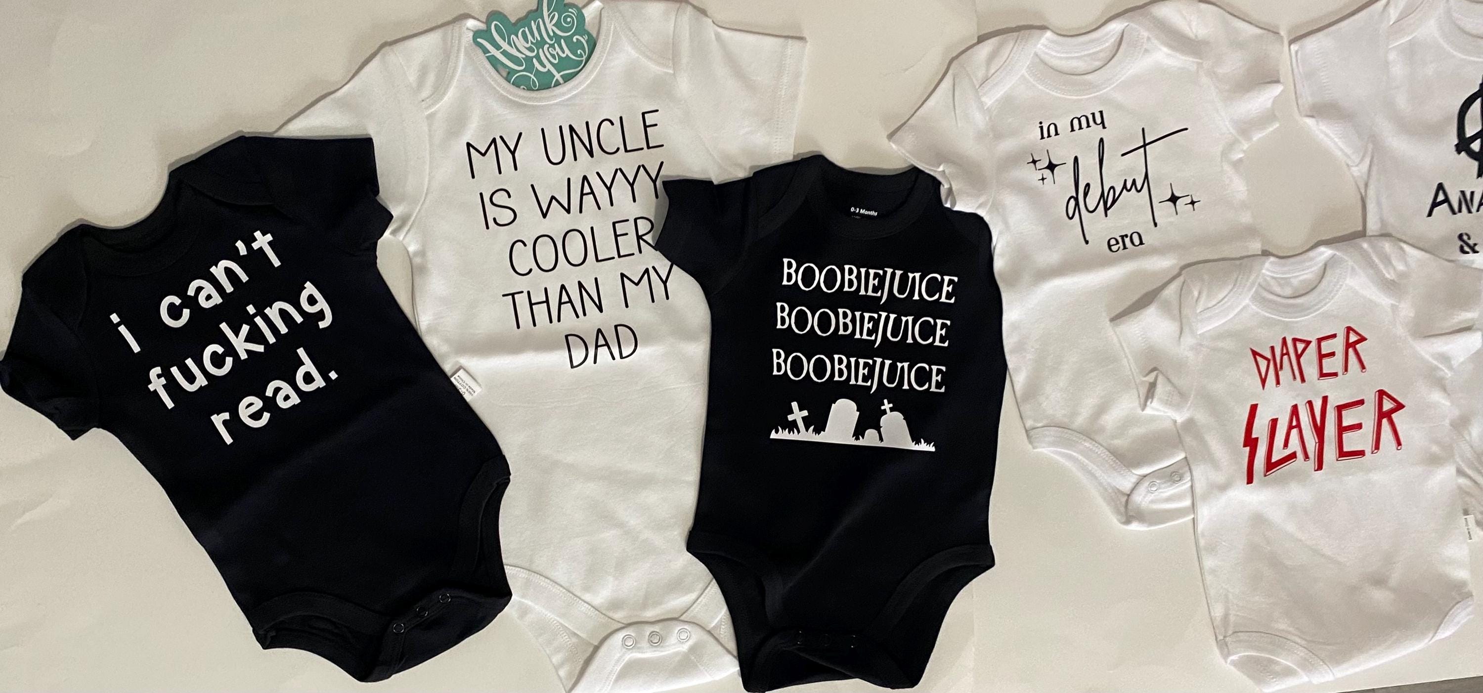 BoobieJuice Halloween Baby Bodysuit: Funny Beetle Juice Fan Gift
