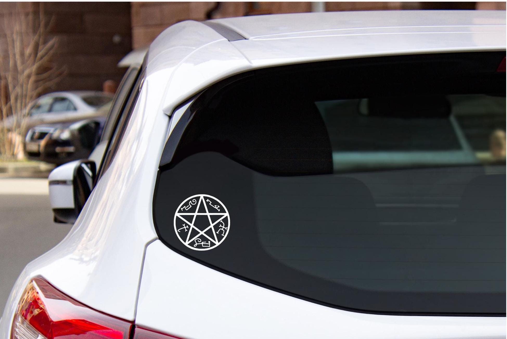 Devil's Trap Vinyl Decal: Supernatural Car, Laptop, Wall Art