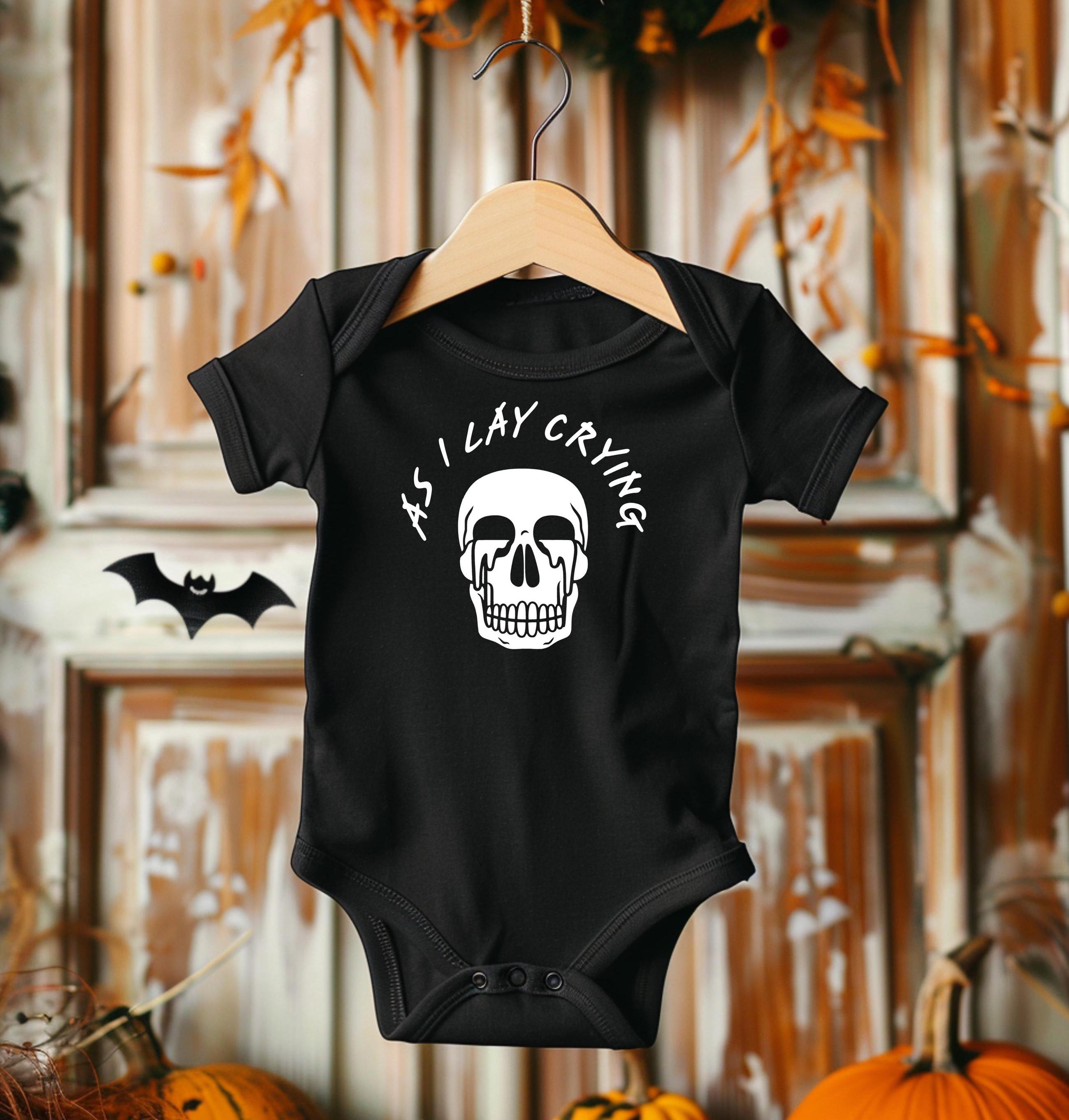As I Lay Crying Baby Bodysuit: Metal Rock Fan Gift