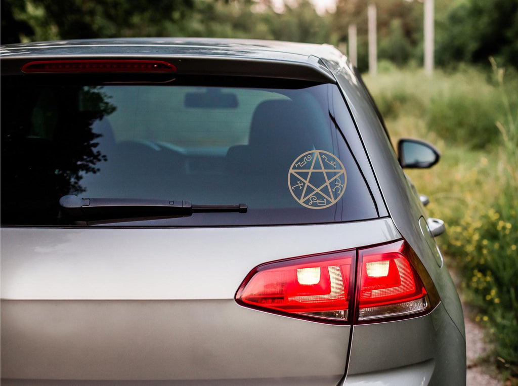 Devil's Trap Vinyl Decal: Supernatural Car, Laptop, Wall Art