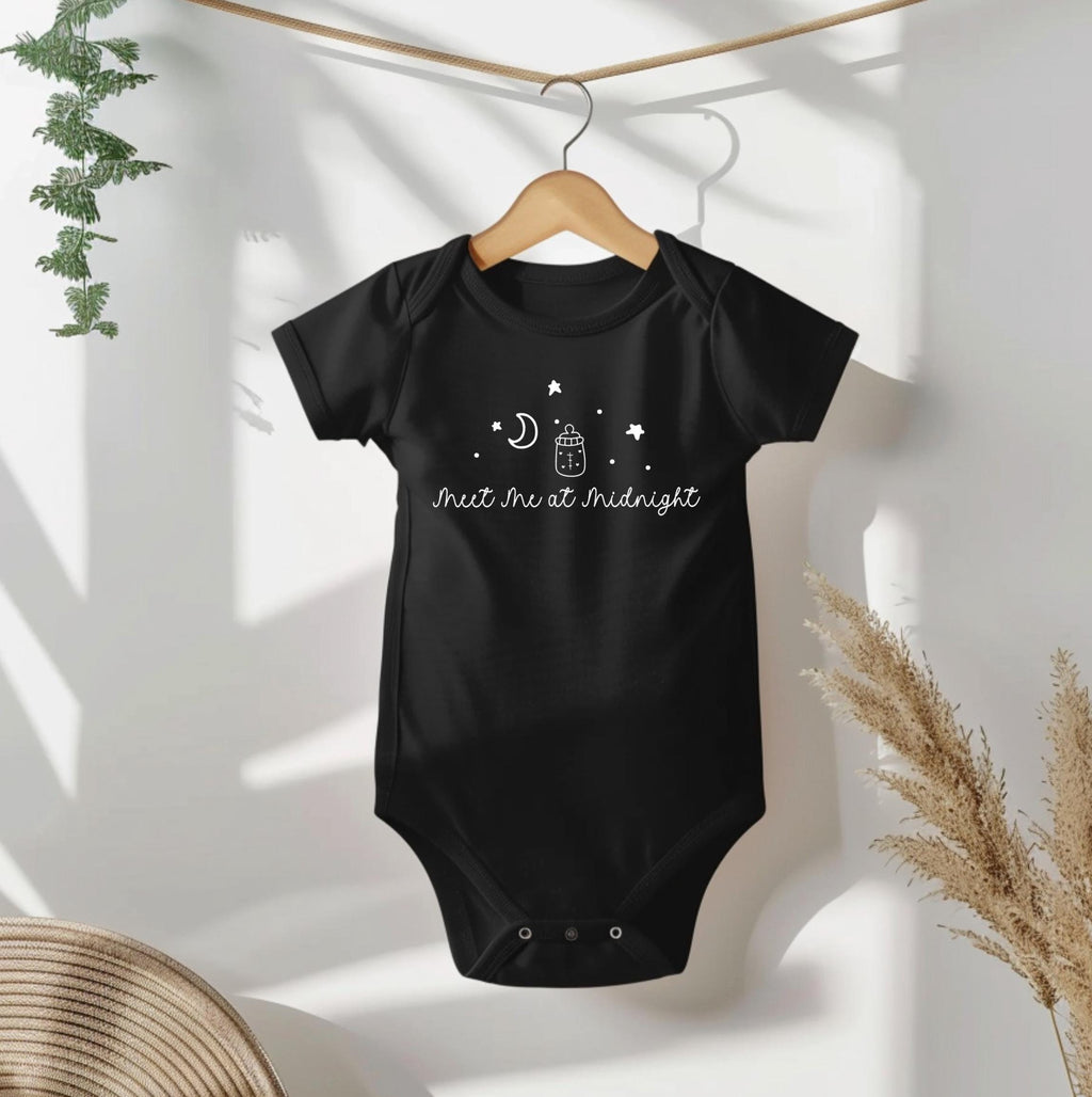 Midnight Bottle Baby Bodysuit: Funny New Mom Gift