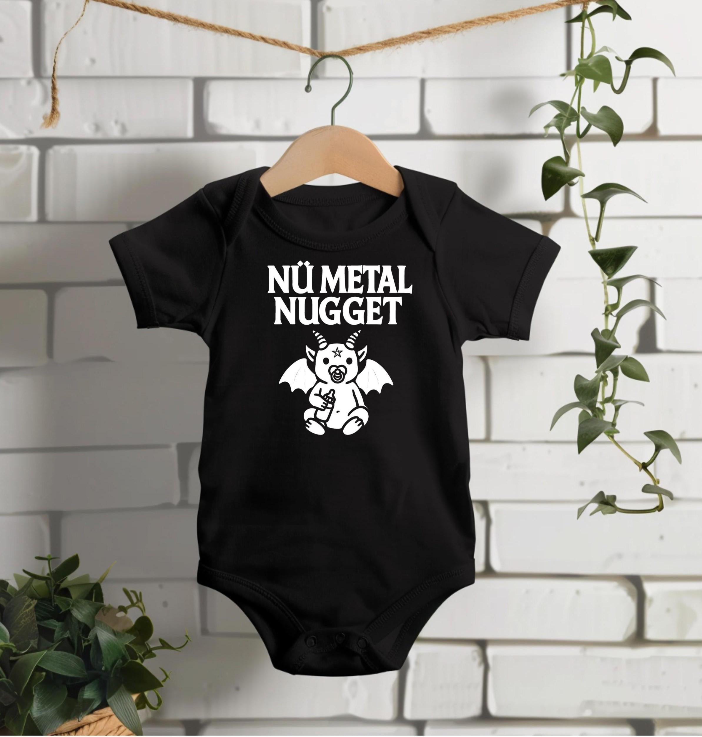 Nü Metal Baphomet Baby Bodysuit