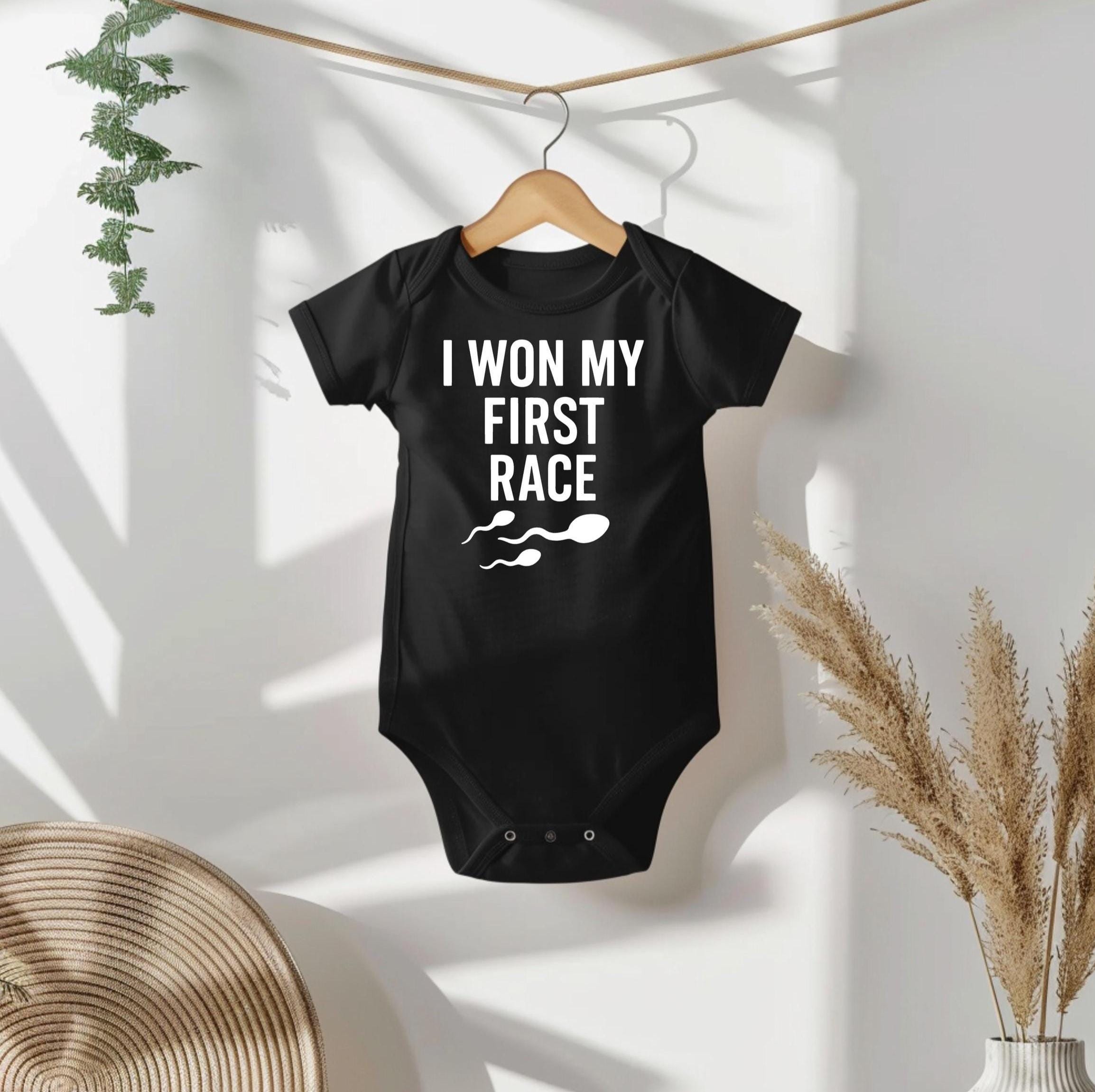 I Won My First Race Baby Bodysuit
