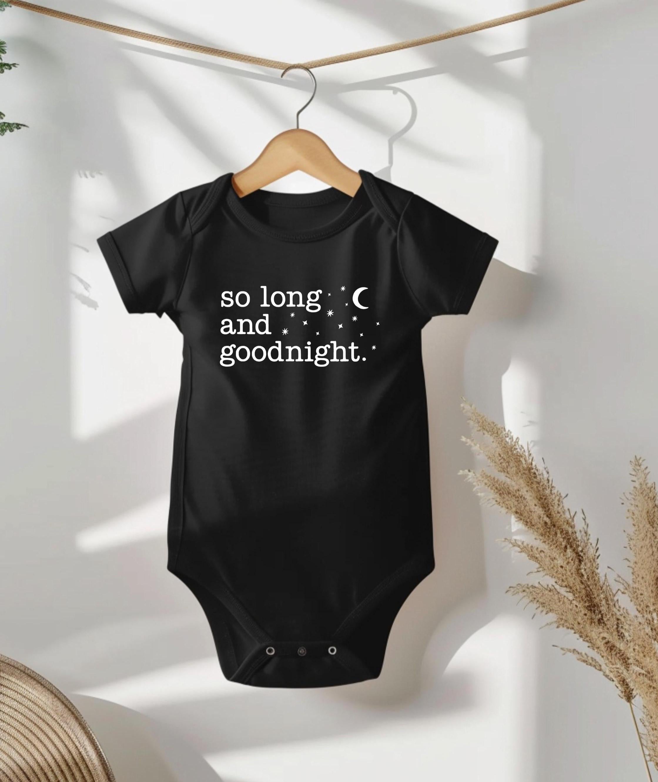 So Long and Goodnight Baby Bodysuit Unique Shower Gift