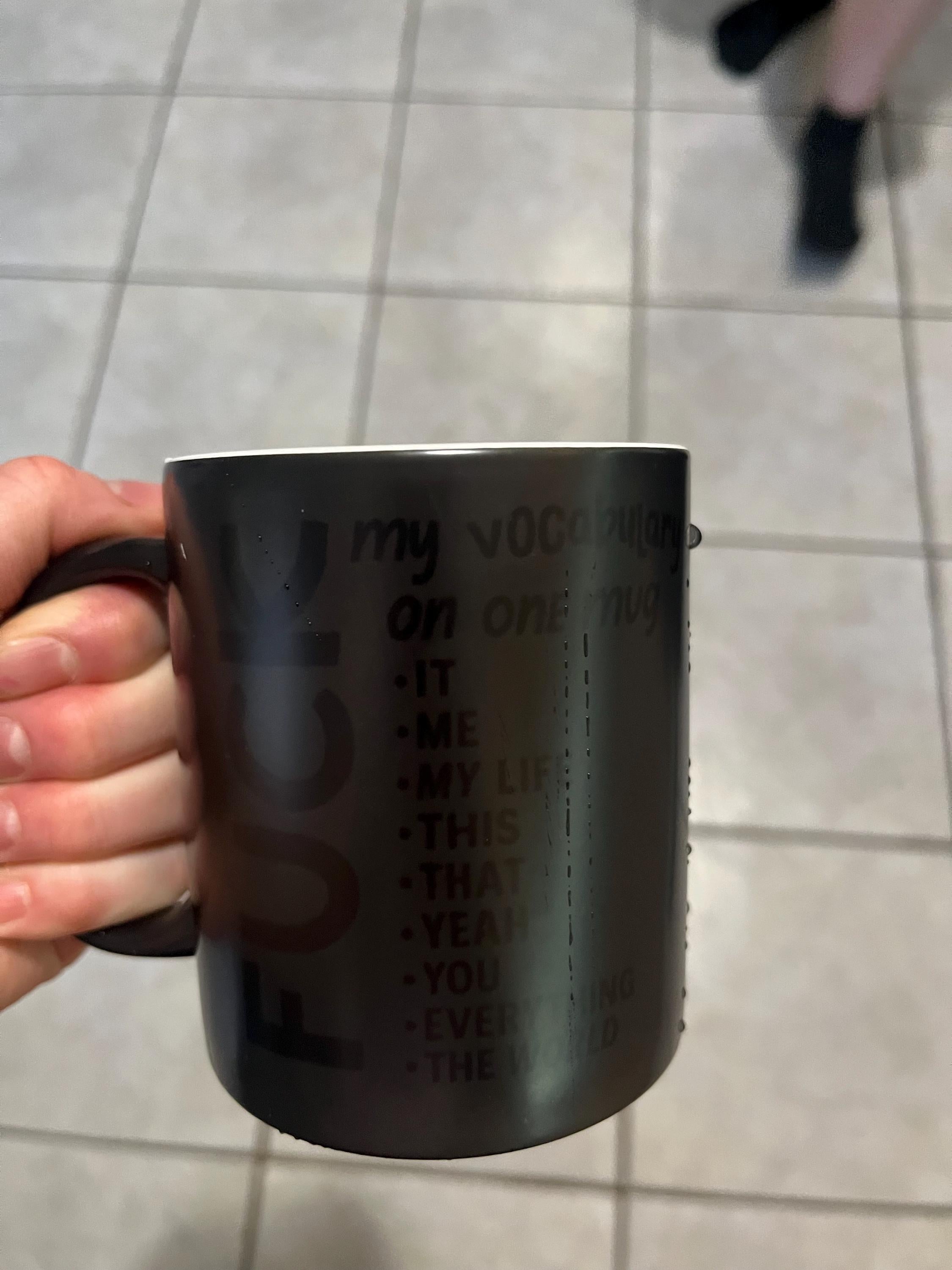 Colour Changing Magic Mug Revealing Hilarious Swearing F*ck Sayings- 12 oz