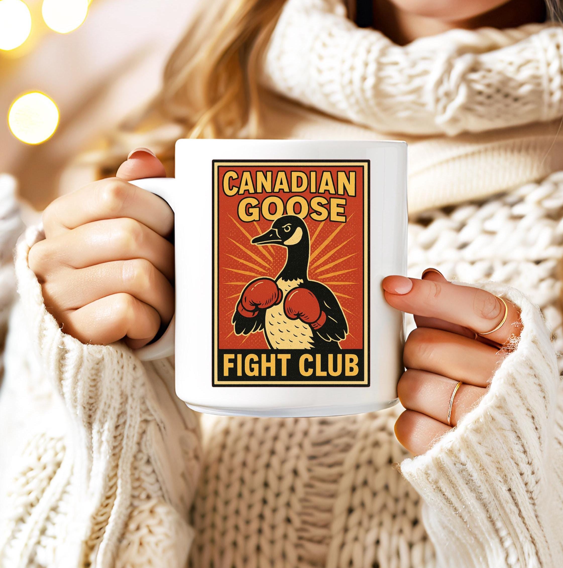 Canadian Goose Fight Club: Digital Download SVG, PNG, JPG