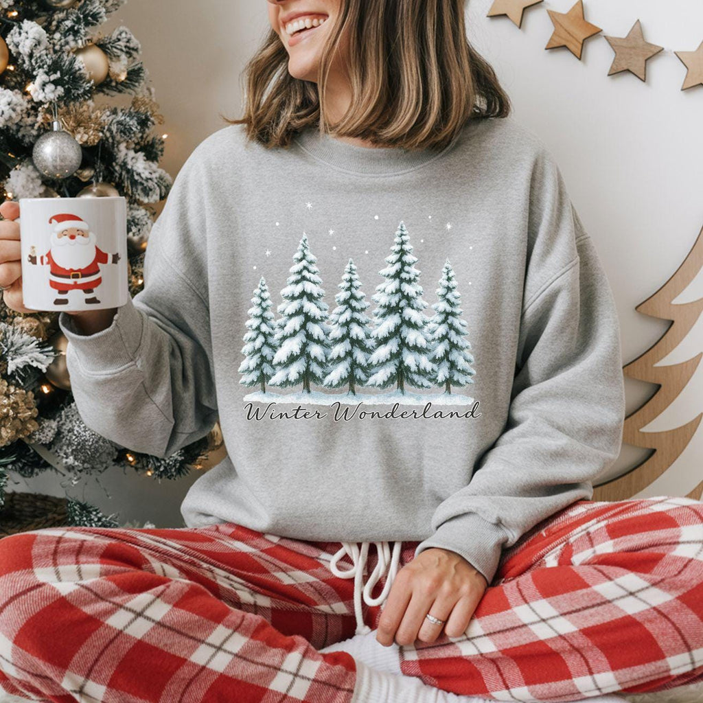 Winter Wonderland Sweatshirt: Snowy Vibes - Gildan Crewneck