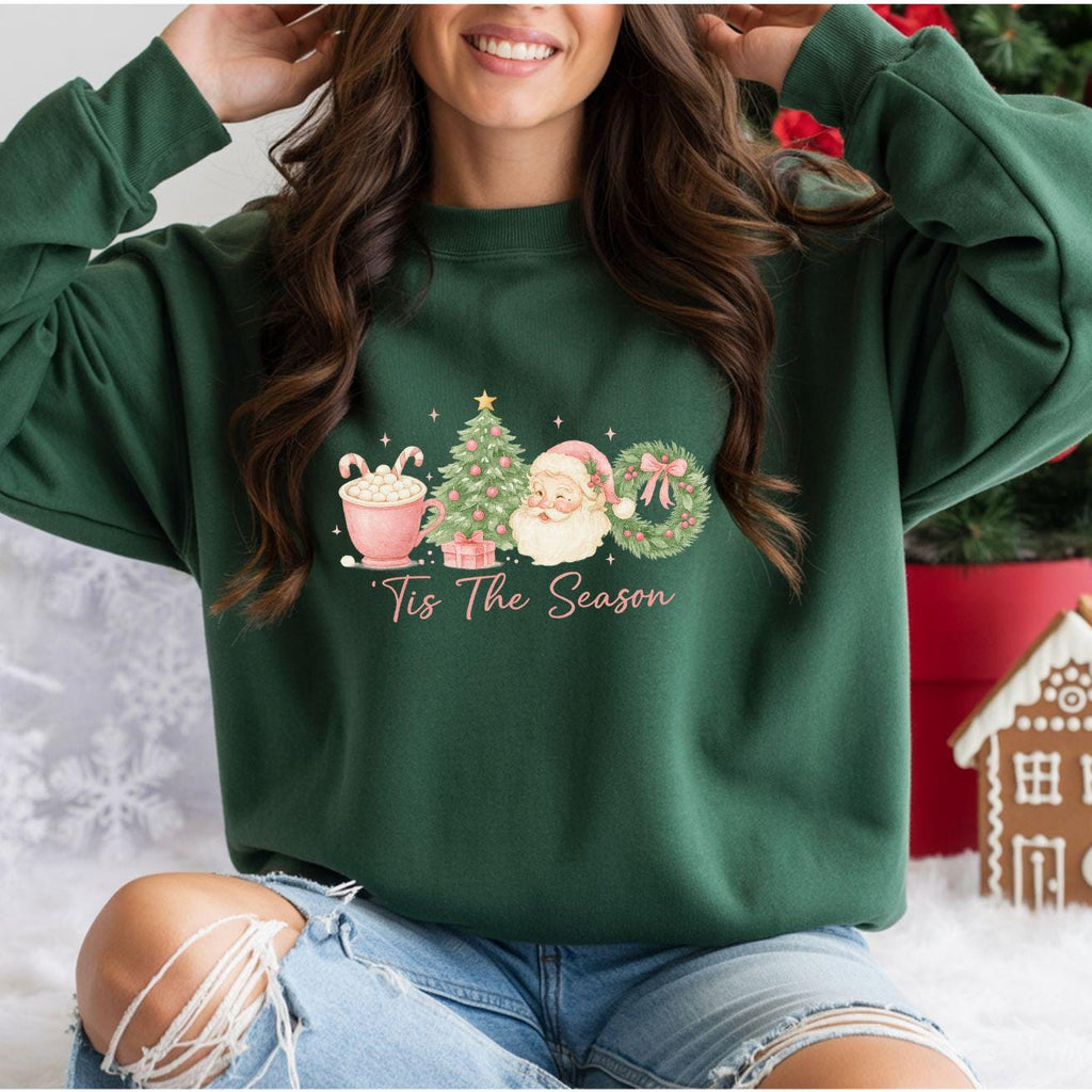 Tis The Season Christmas Sweatshirt: Crewneck Sweater Weather