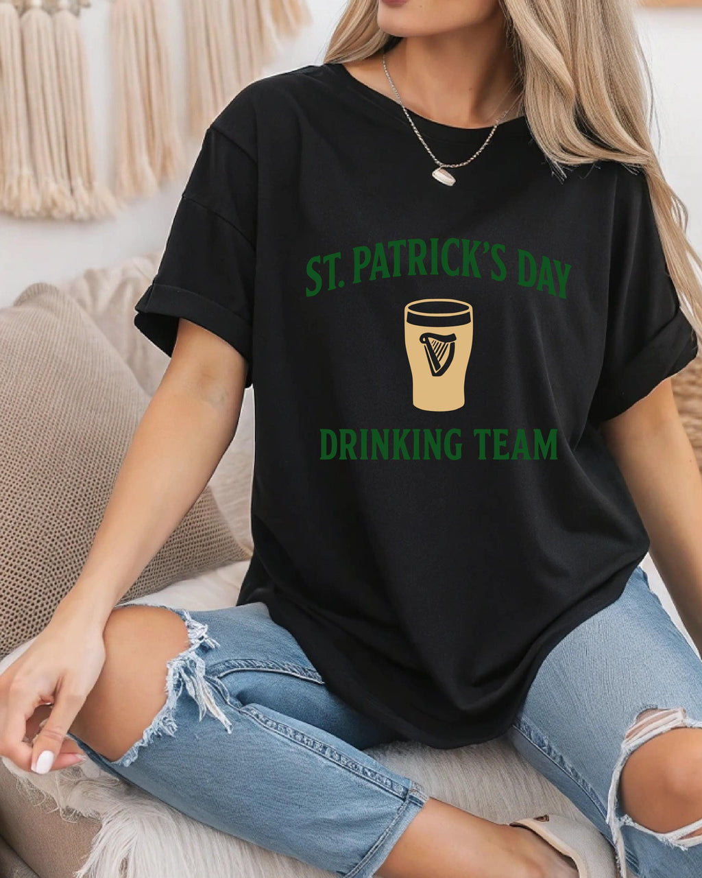 St Patrick's Day Drinking Team Design: SVG PNG JPG (Digital Download)