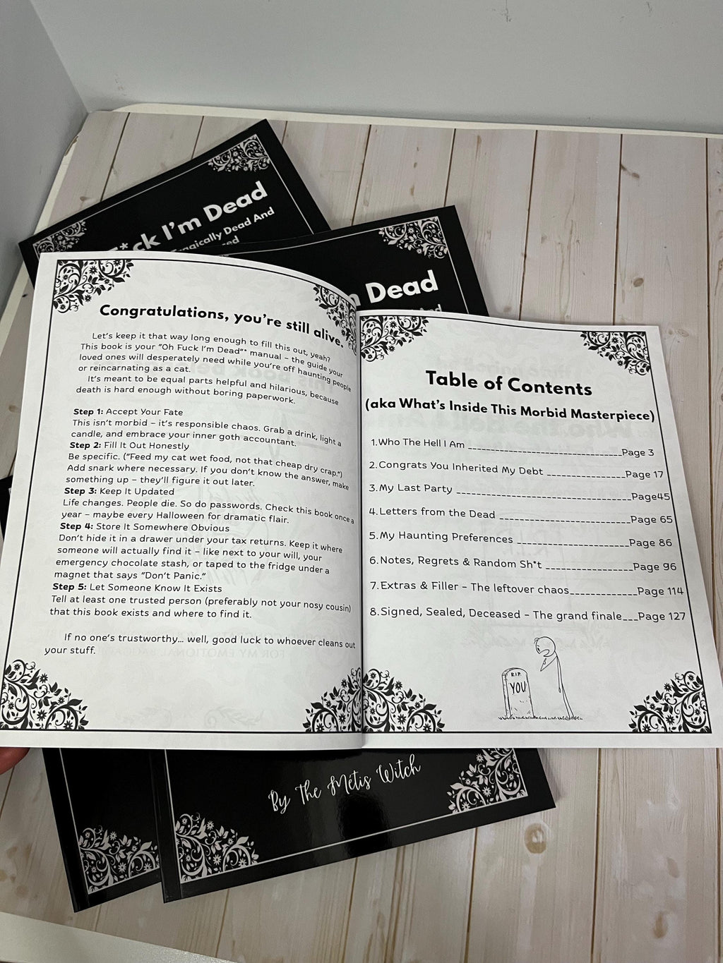 End Of Life Planner- Oh F*ck I’m Dead Hilarious Planner