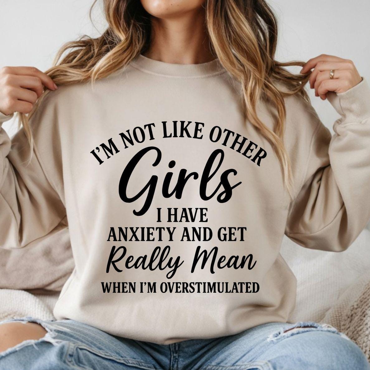 Digital Download - Not Like Other Girls- Anxiety/ Really Mean PNG SVG