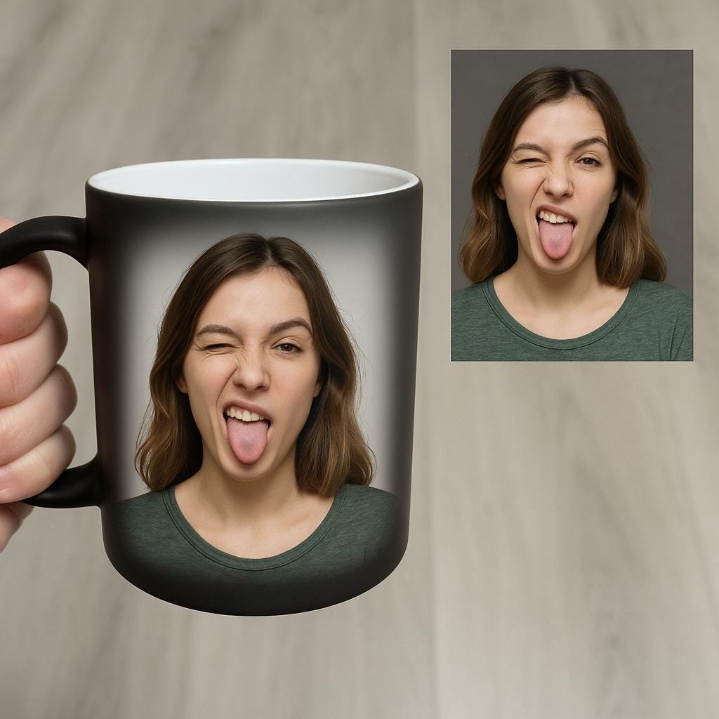 Colour Changing Magic Mug Revealing Your Custom Designs- Personalized Colour Change Mug
