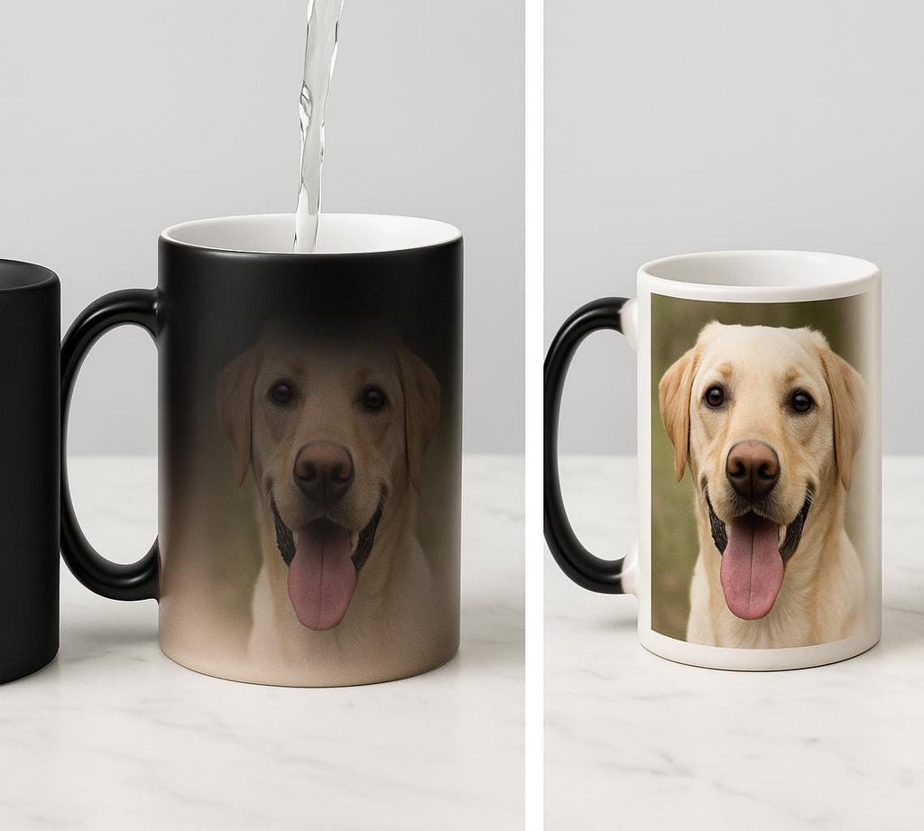 Colour Changing Magic Mug Revealing Your Custom Designs- Personalized Colour Change Mug