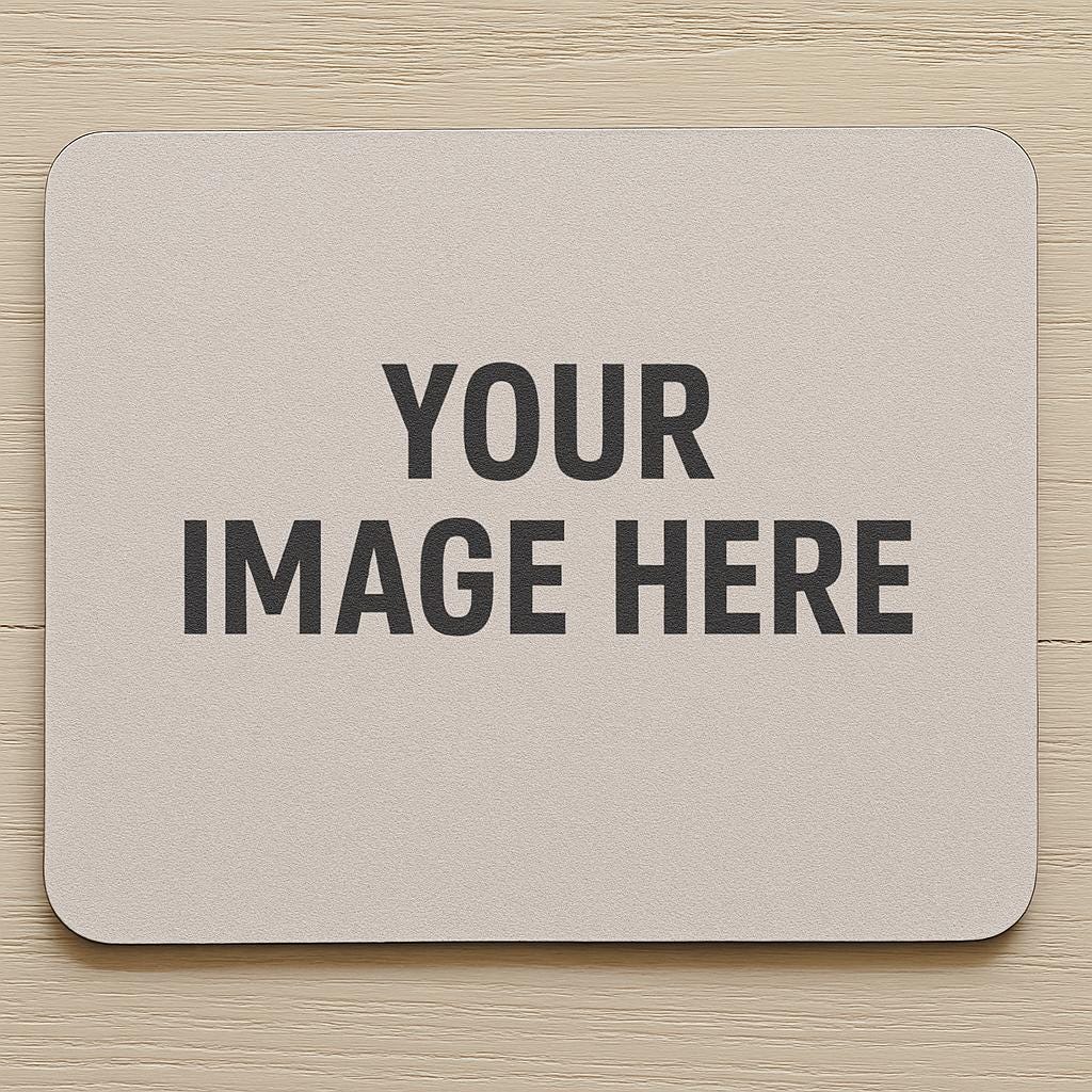 Custom Sublimation Mouse Pad – Add Your Photo, Logo or Design | 9.5”x8” Personalized Desk Pad