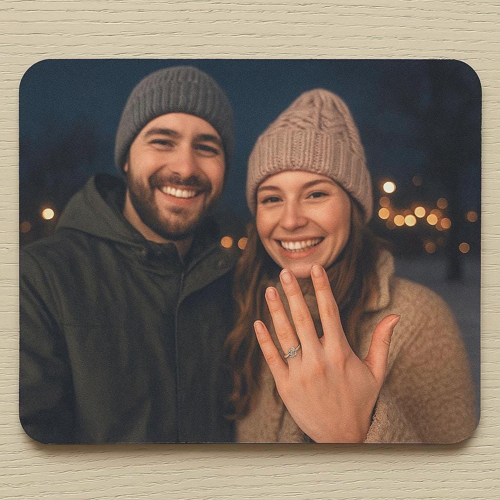 Custom Sublimation Mouse Pad – Add Your Photo, Logo or Design | 9.5”x8” Personalized Desk Pad