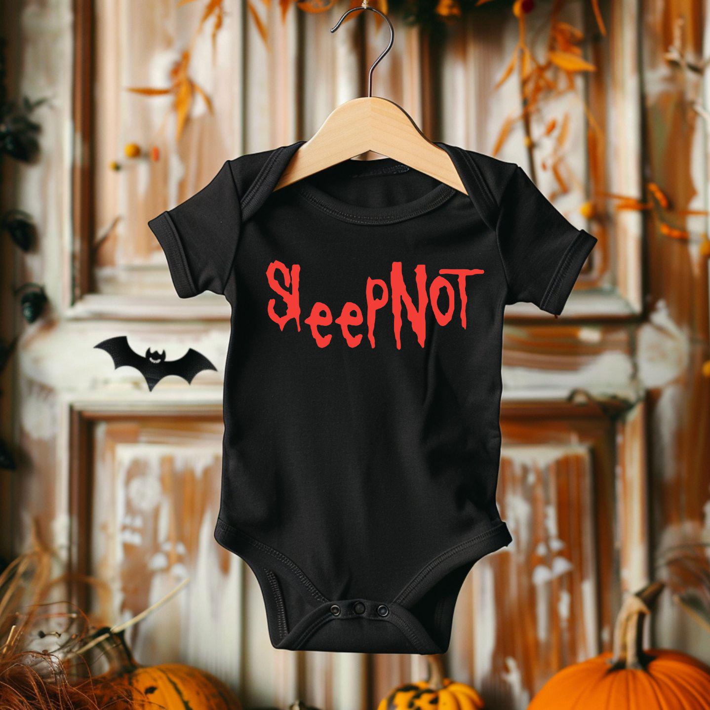 Sleepnot SVG PNG: Metal Fans Baby or Toddler Shirt Design (Digital Download)