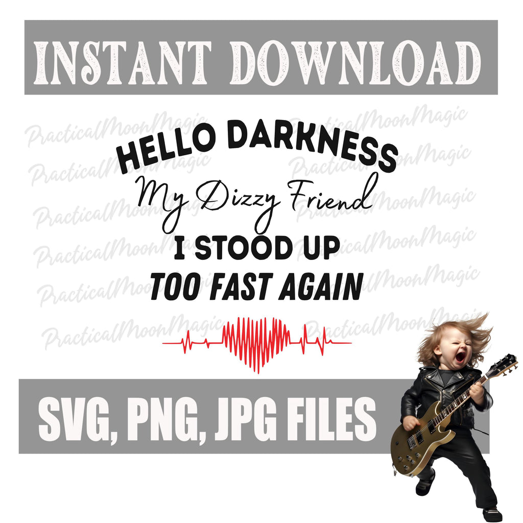 Funny Aging Shirt – I Stood Up Too Fast Again DIGITAL DOWNLOAD