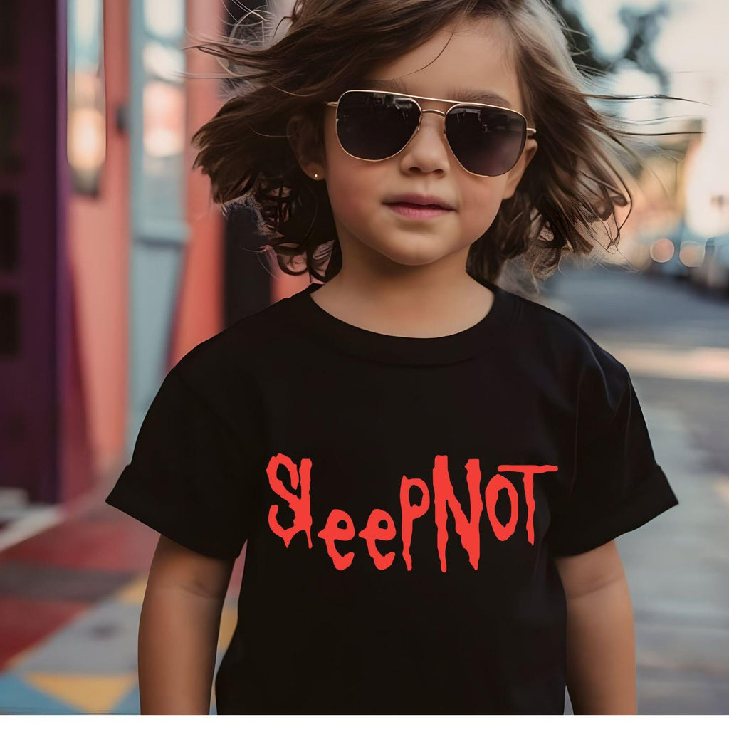 Sleepnot SVG PNG: Metal Fans Baby or Toddler Shirt Design (Digital Download)