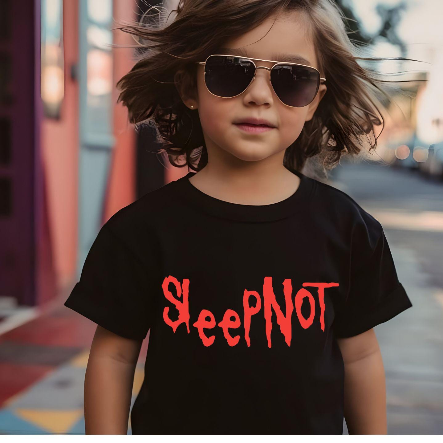 Sleepnot SVG PNG: Metal Fans Baby or Toddler Shirt Design (Digital Download)