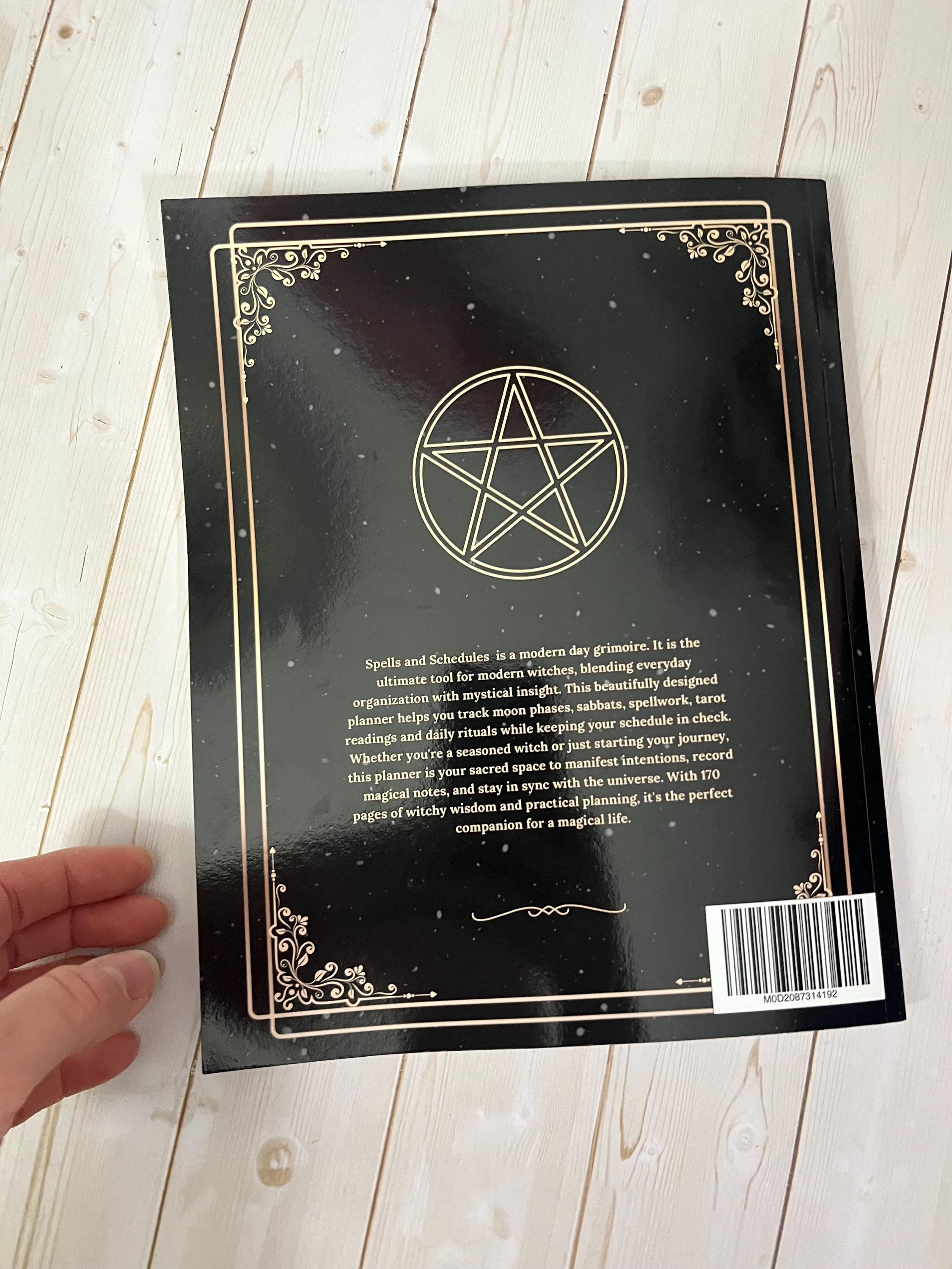 Spells & Schedules 2026 Planner For The Modern Day Witch 170 Pages Fillable Planner