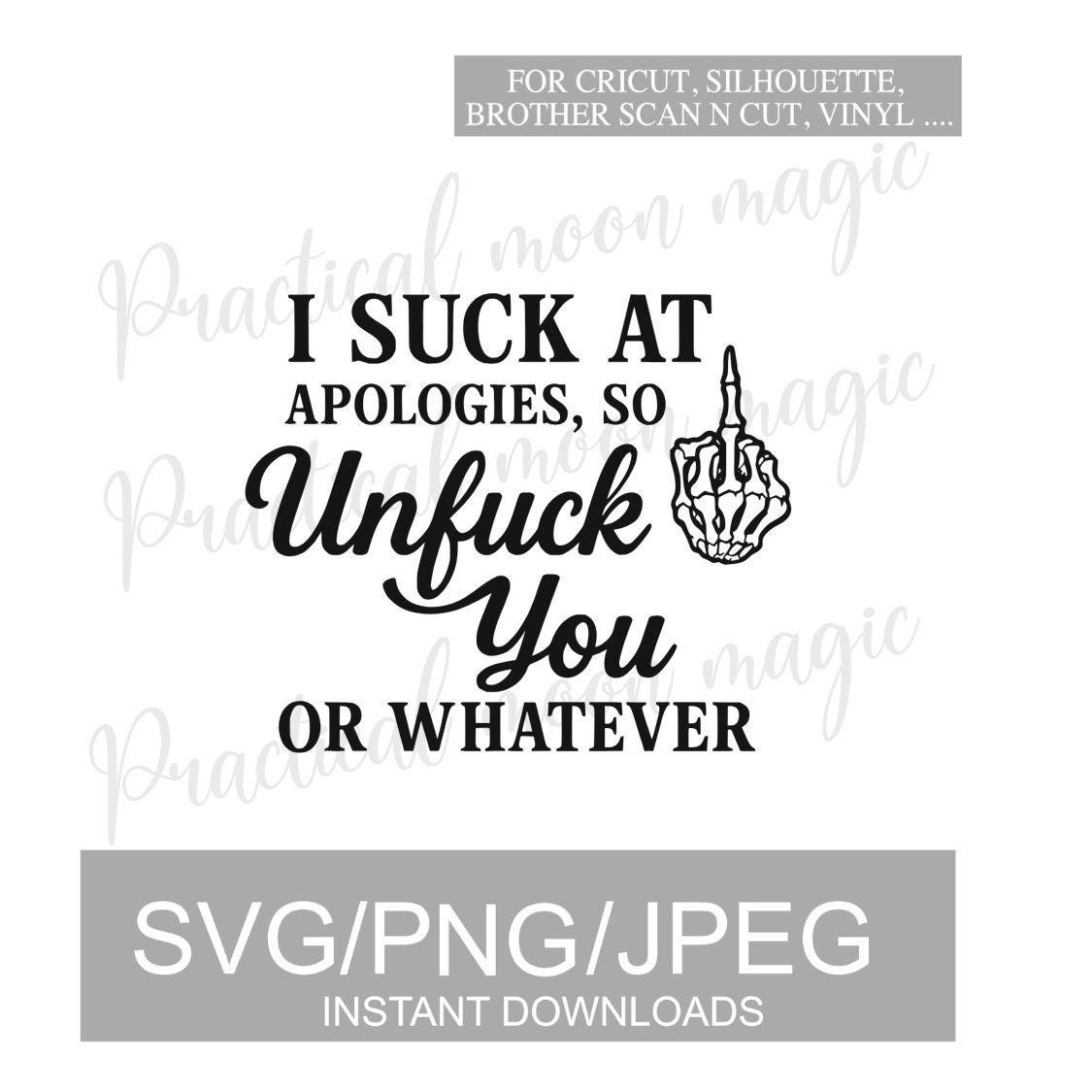 I Suck At Apologies - Digital Download