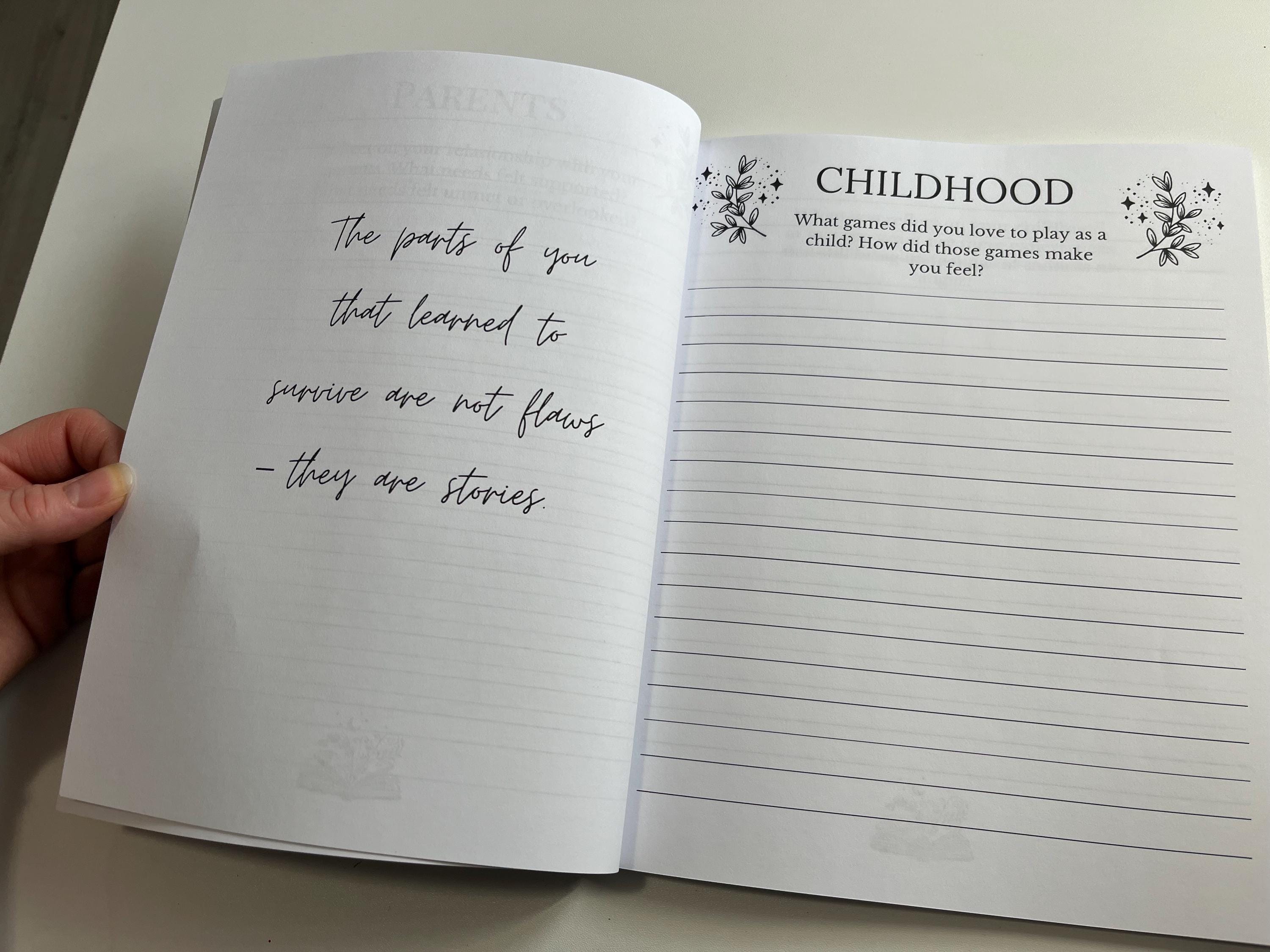 A Gentle Guide To Shadowwork- Reflection Journal