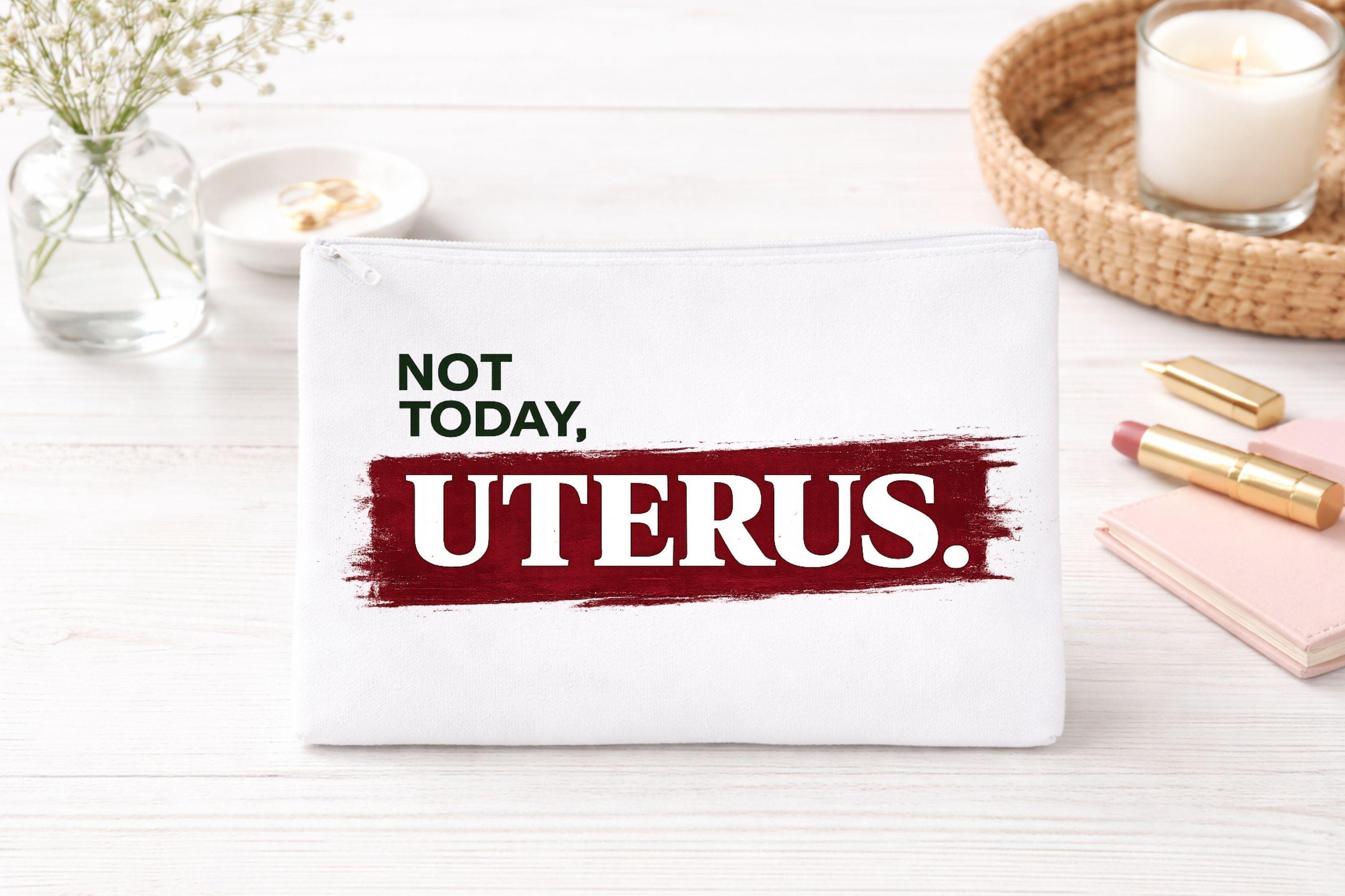Funny Period Makeup Bag