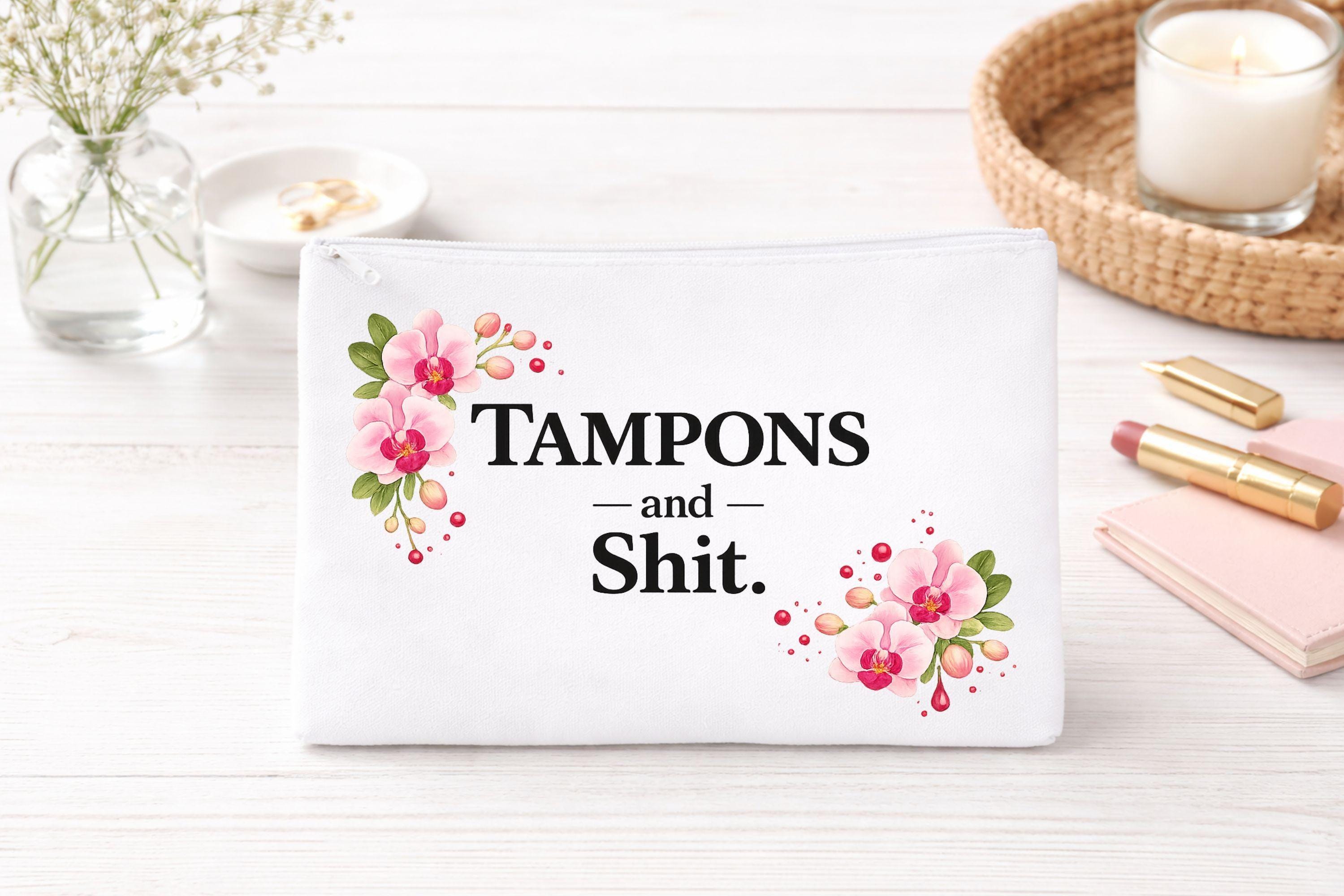 Funny Period Makeup Bag