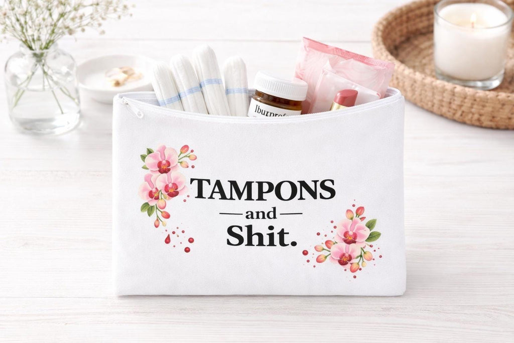 Funny Period Makeup Bag