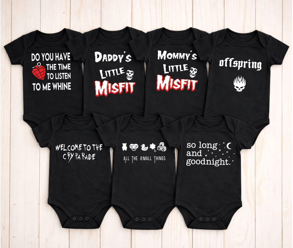 Punk Baby Bodysuit Bundle – 7 Pack