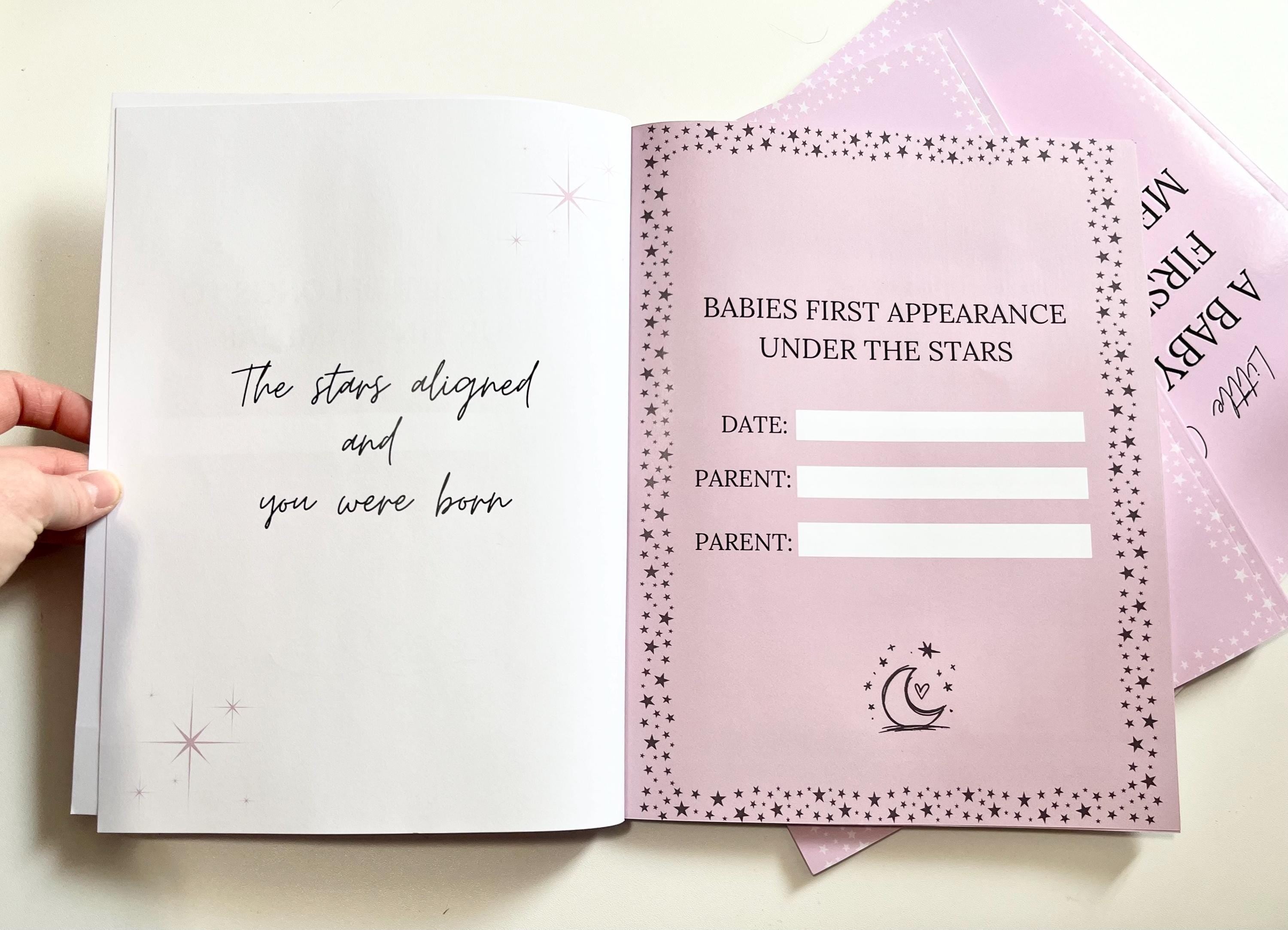 Little Coven Baby Girl's First Years Memory Book – Pink Witchy Keepsake