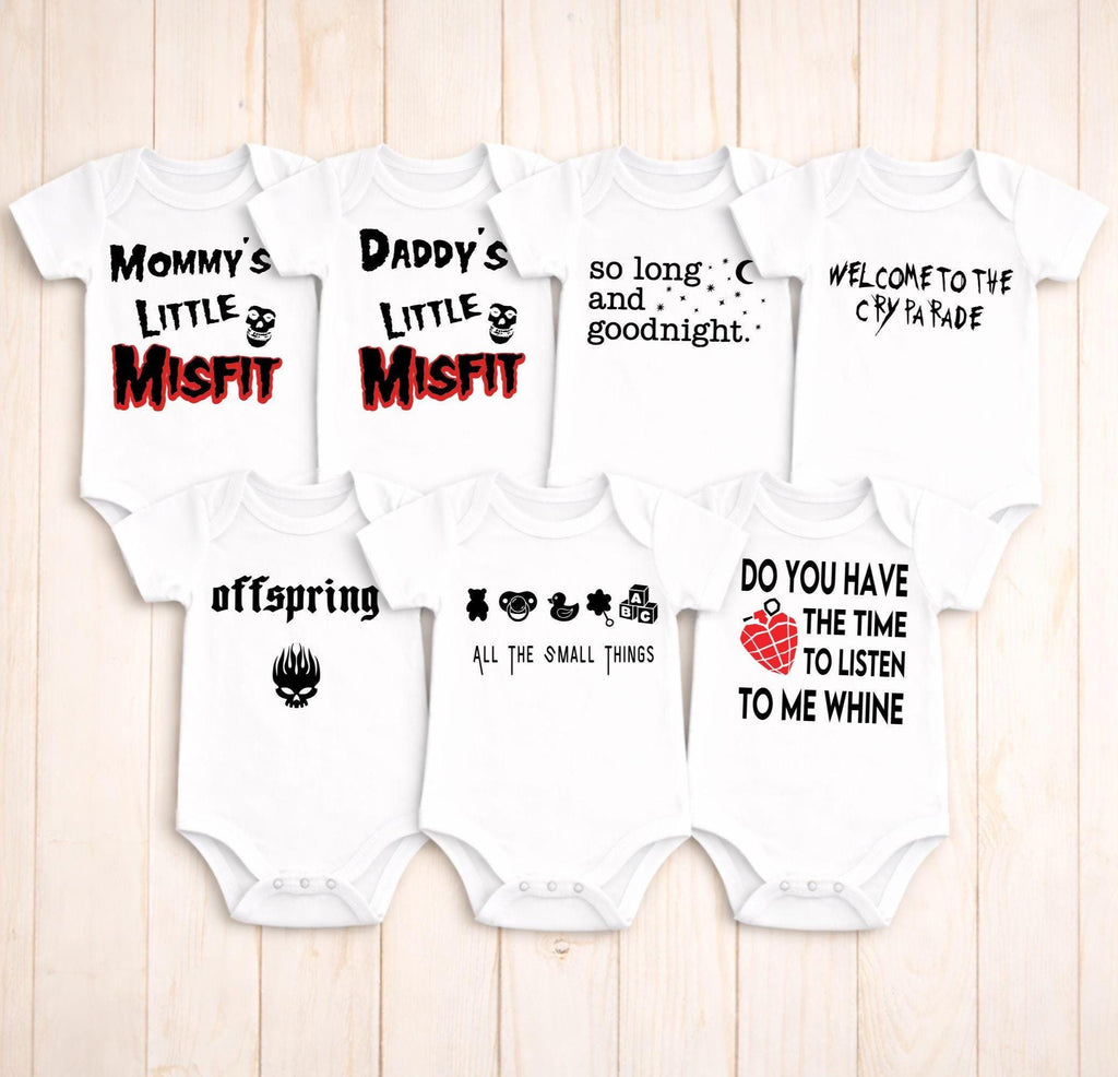 Punk Baby Bodysuit Bundle – 7 Pack
