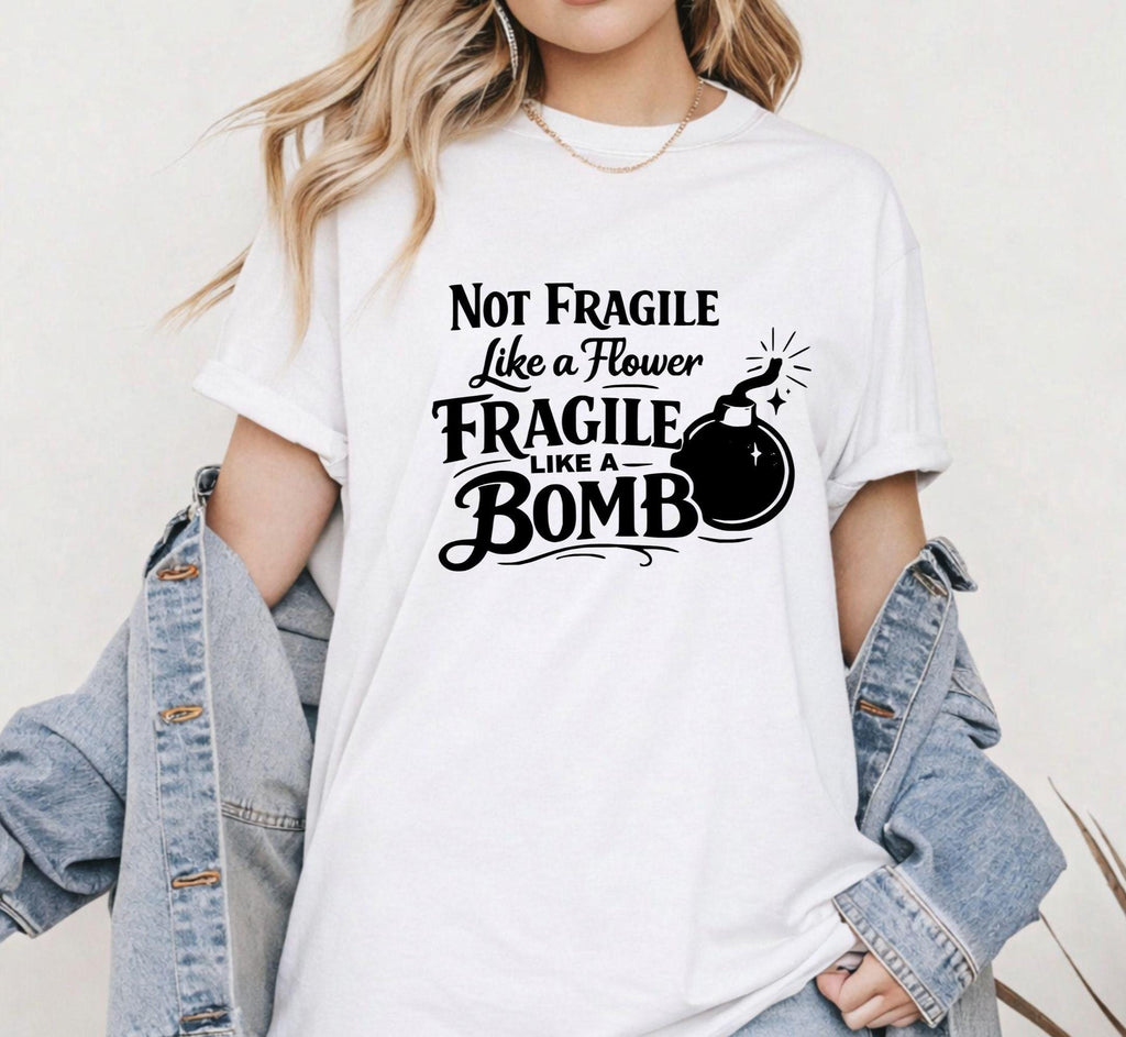 Not Fragile Like a Flower, Fragile Bomb Design (Digital Download)