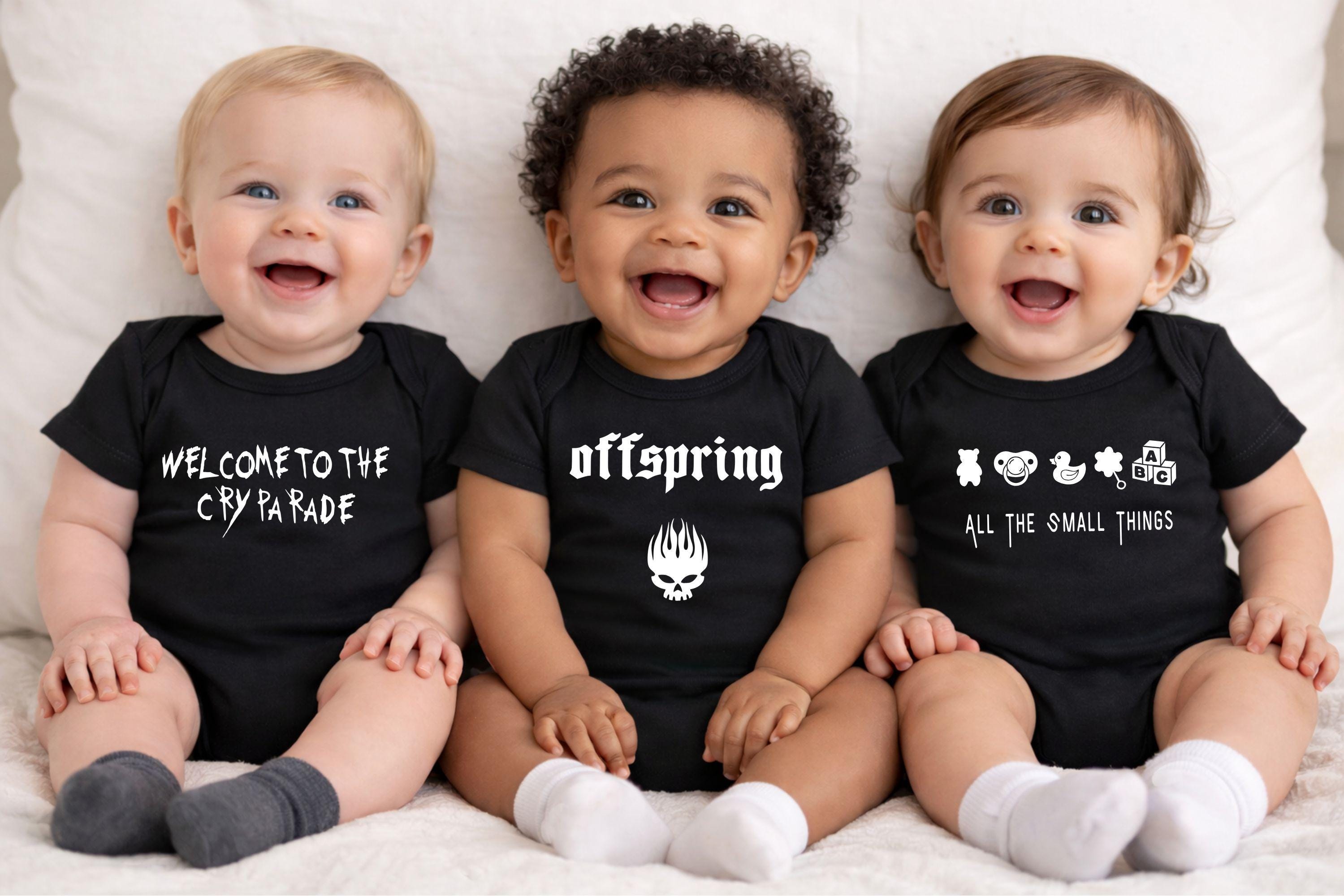 Alt Rock Baby Bodysuit 3 Pack Bundle- Emo Baby Clothes