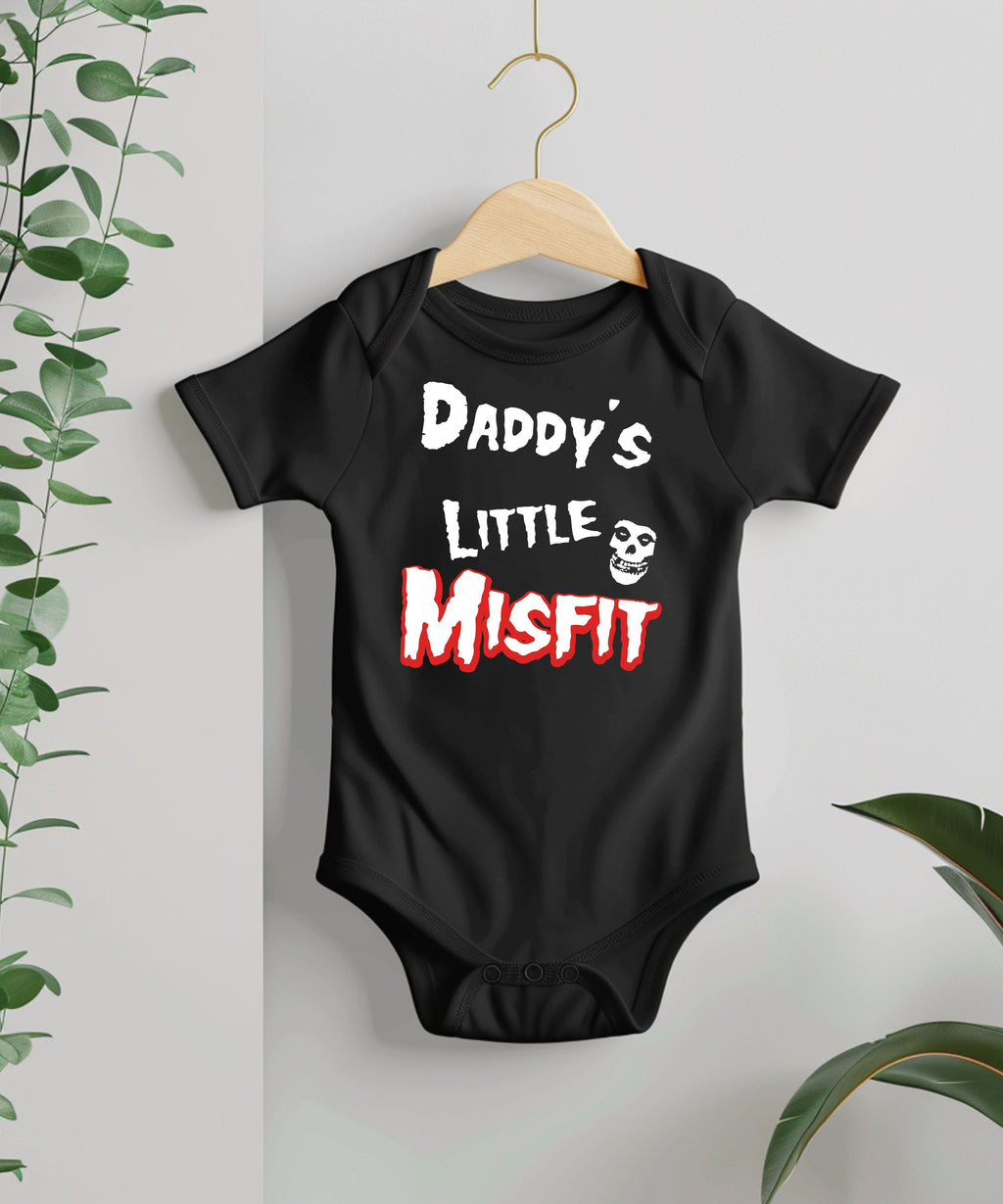 Daddy's Little Misfit Baby Bodysuit
