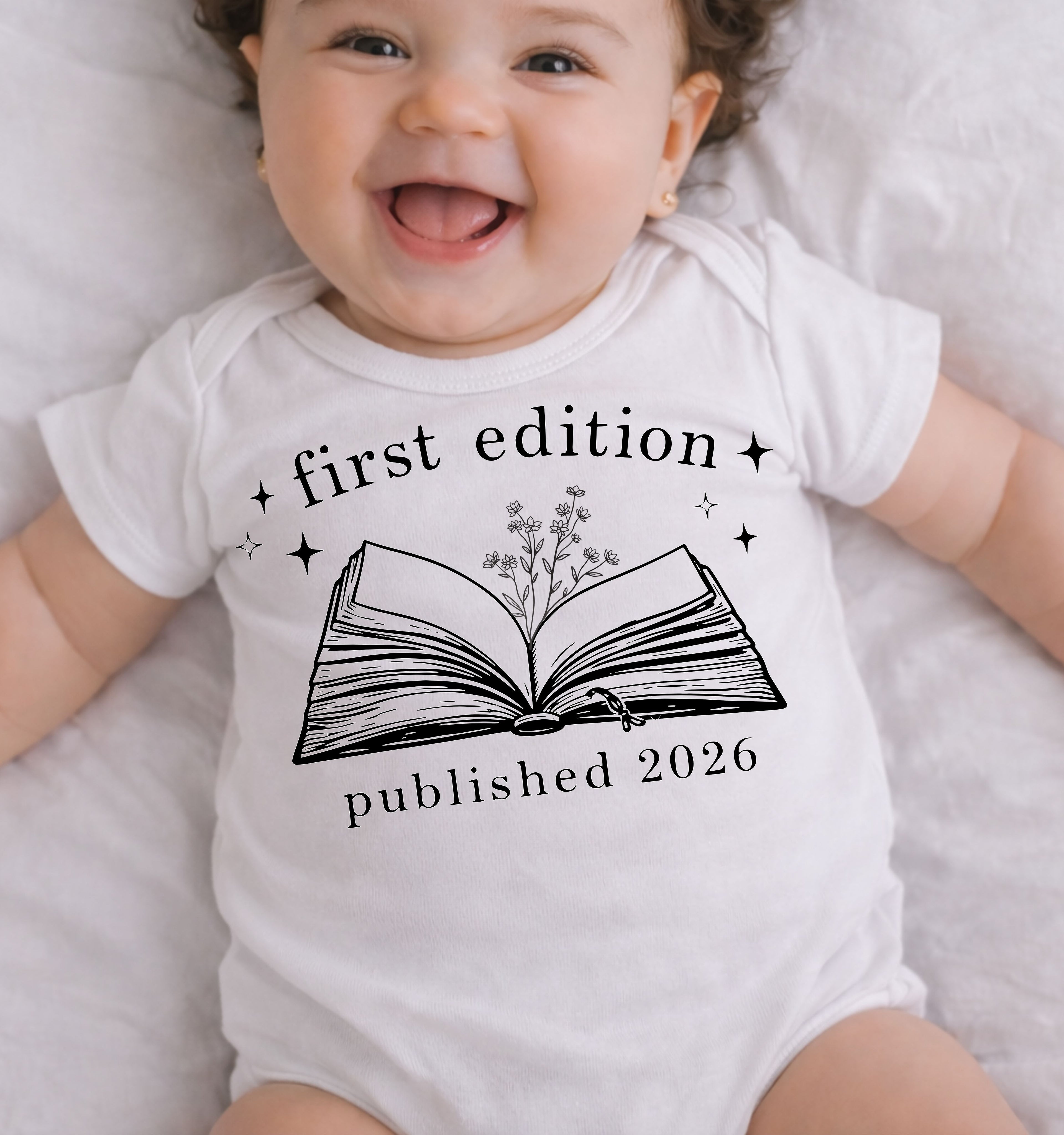 First Edition Baby Bodysuit